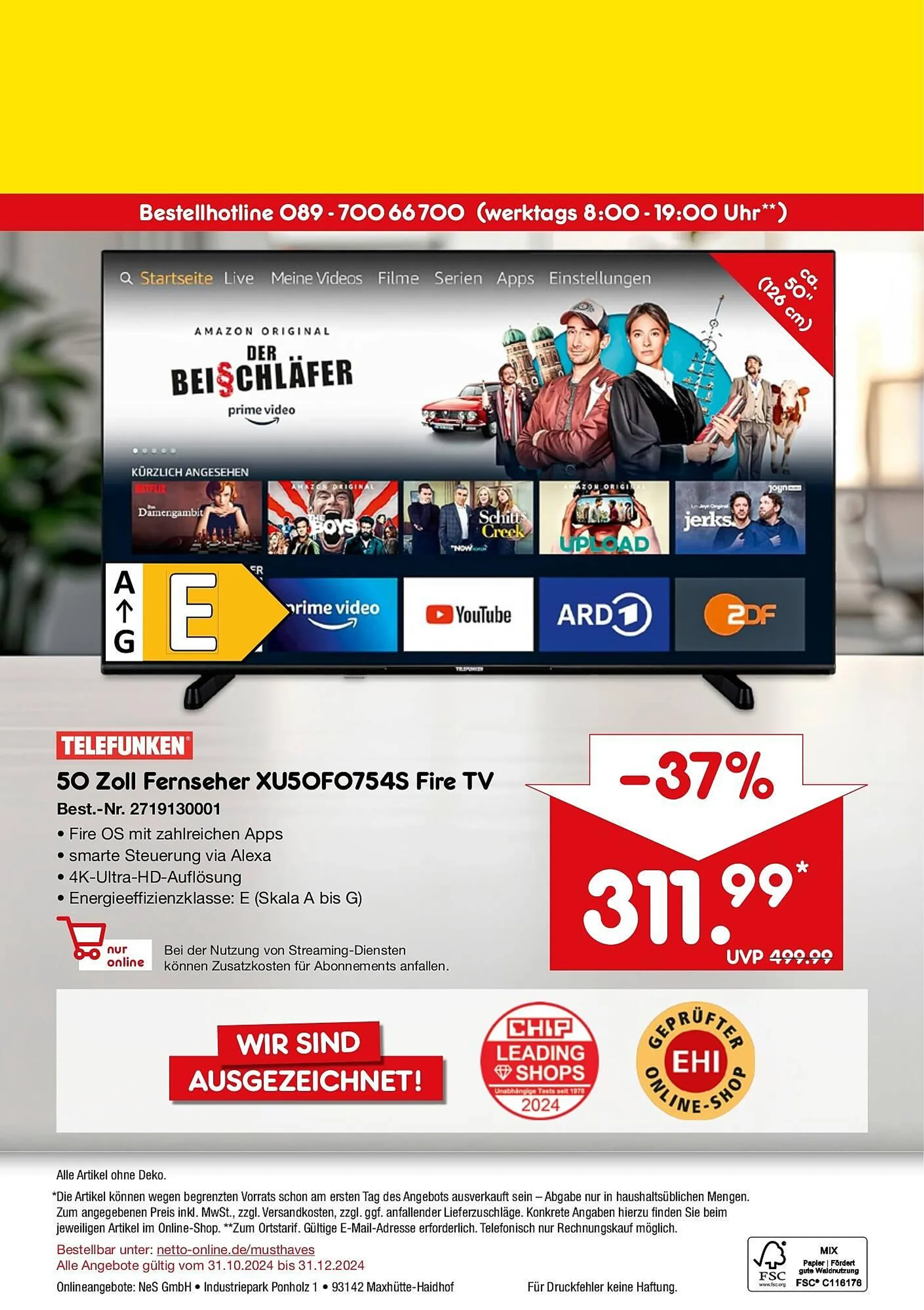 Netto Marken-Discount DE folder van 31 oktober tot 31 december 2024 - Folder pagina 12