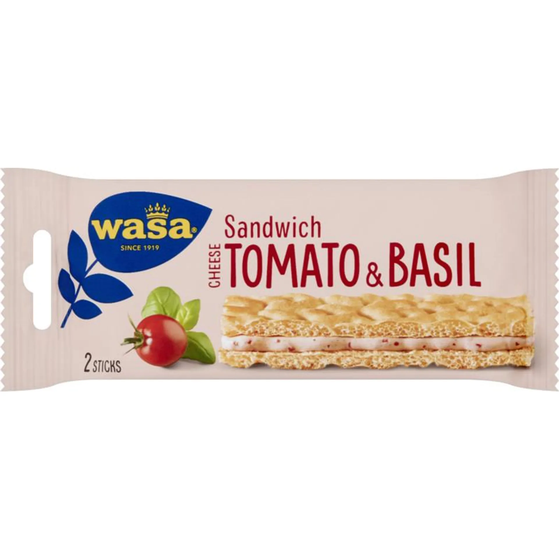 Wasa Sandwich tomato & basil 3-pack