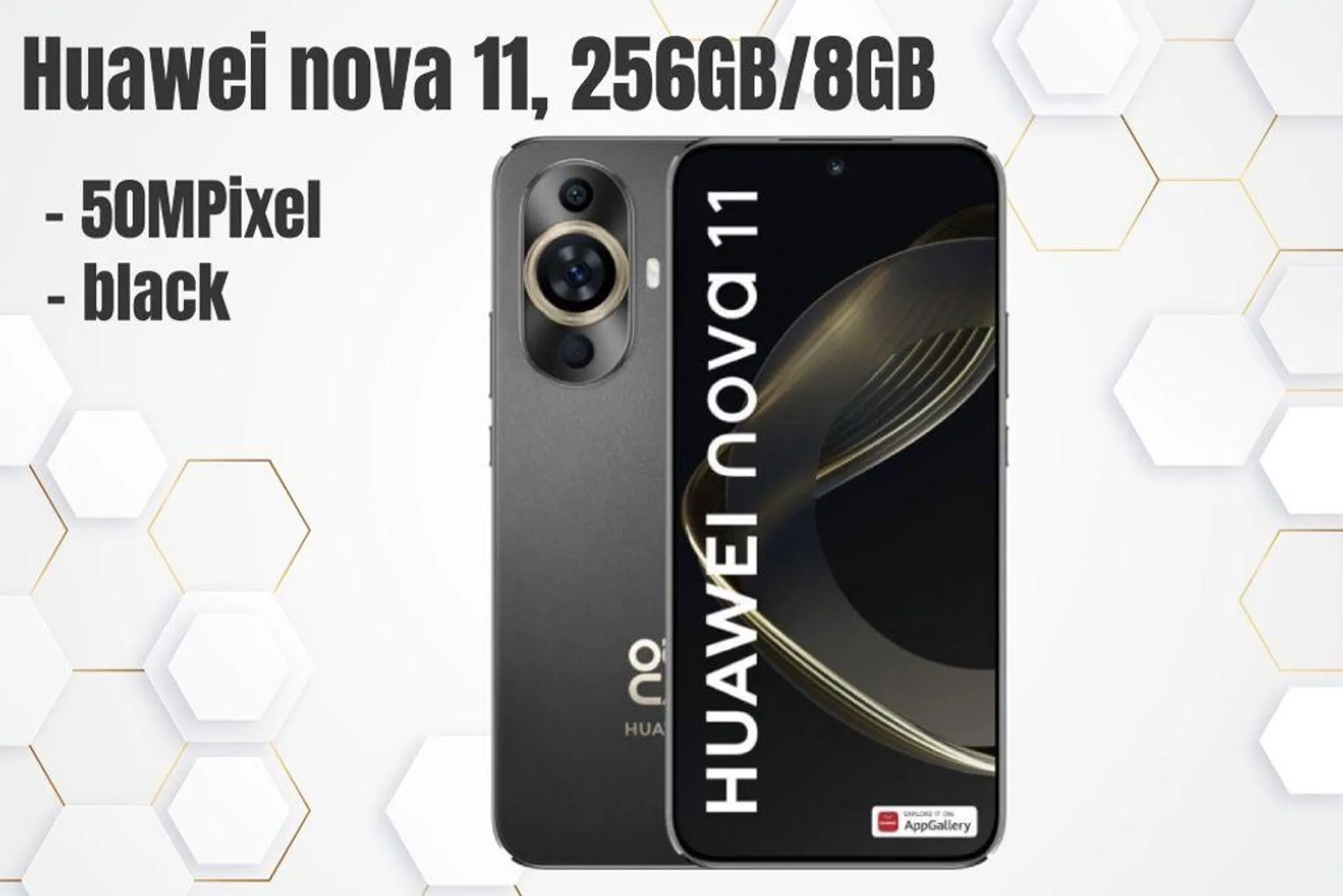 Huawei nova 11, 256GB/8GB, Black