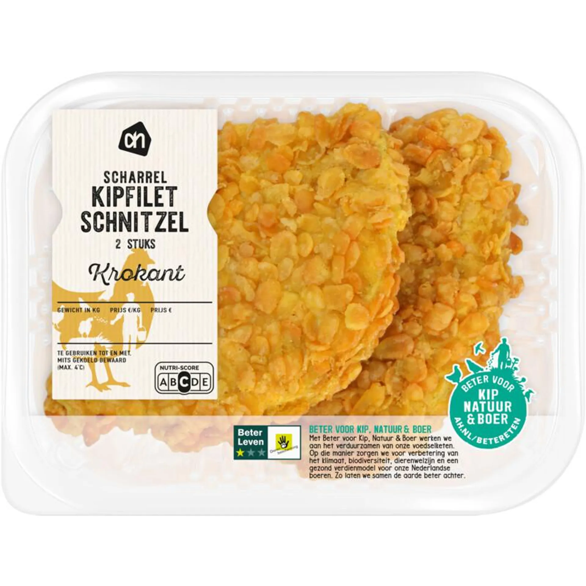 AH Scharrel krokante kipfiletschnitzel