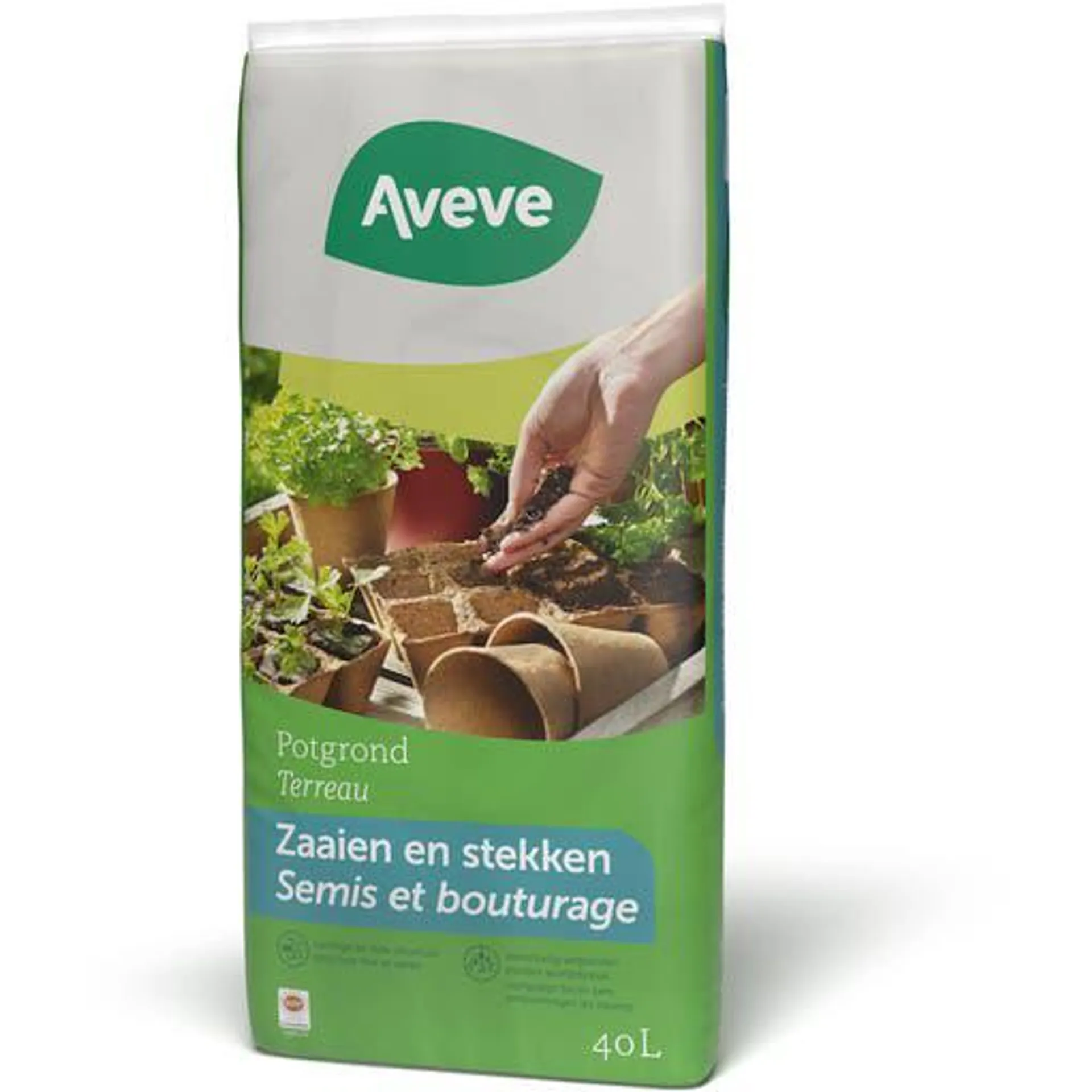 Potgrond voor zaaien en stekken