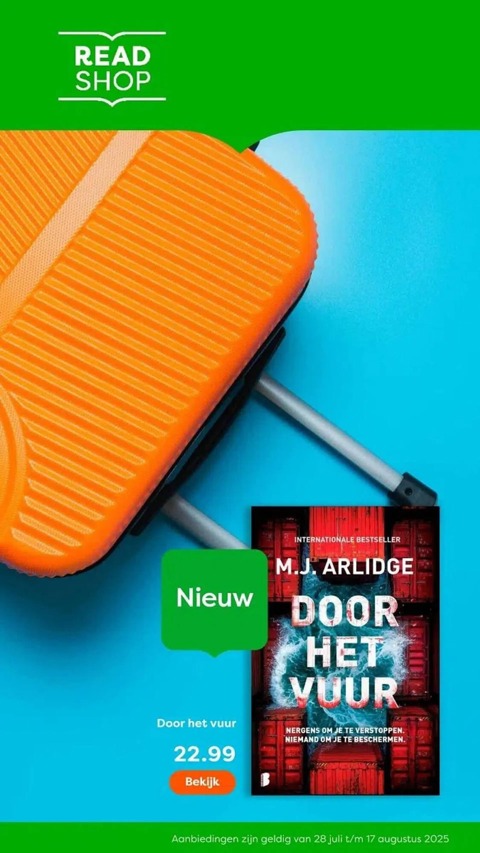 The Read Shop folder van 28 juli tot 17 augustus 2025 - Folder pagina 1