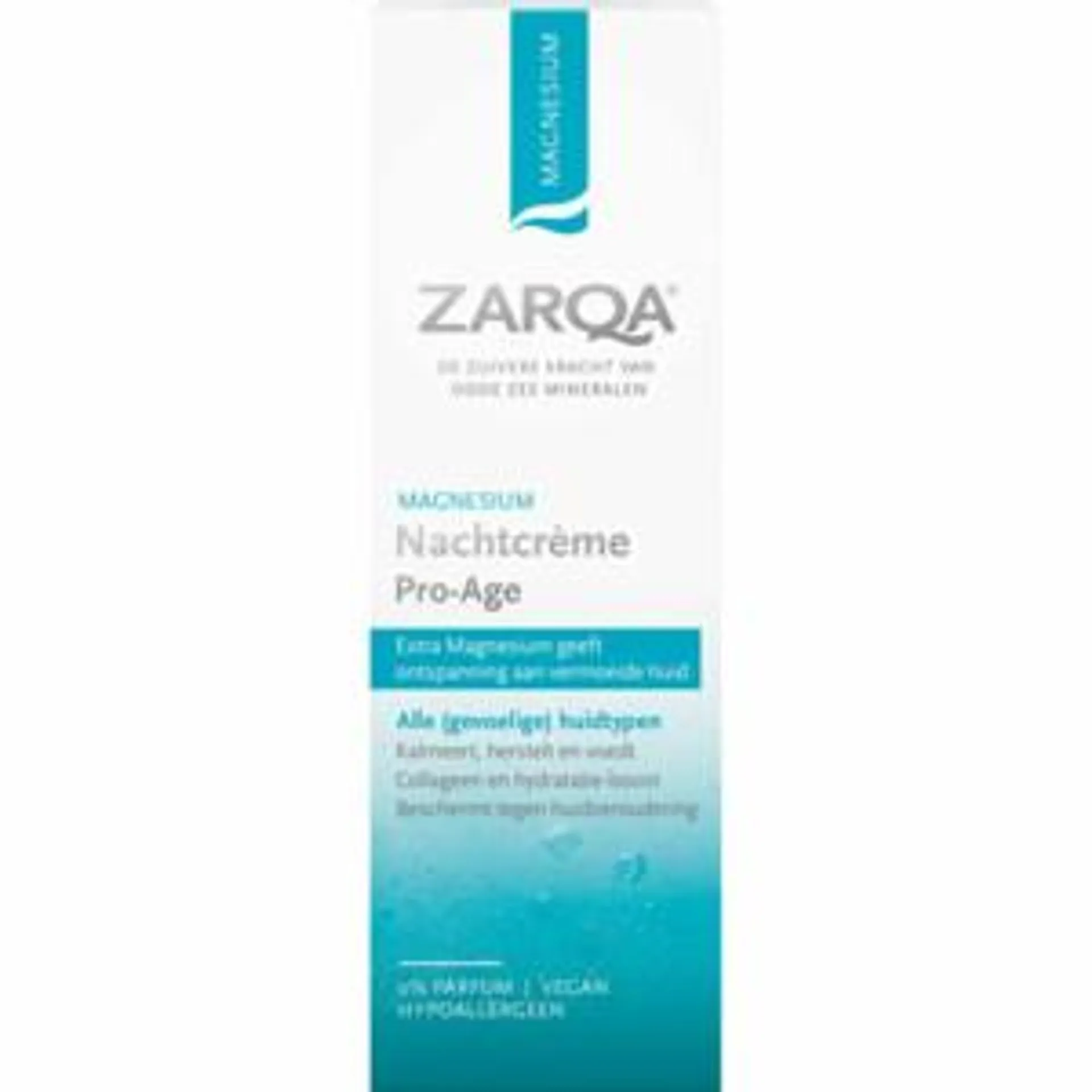 Zarqa Nachtcreme Pro-age Magnesium 50 ml