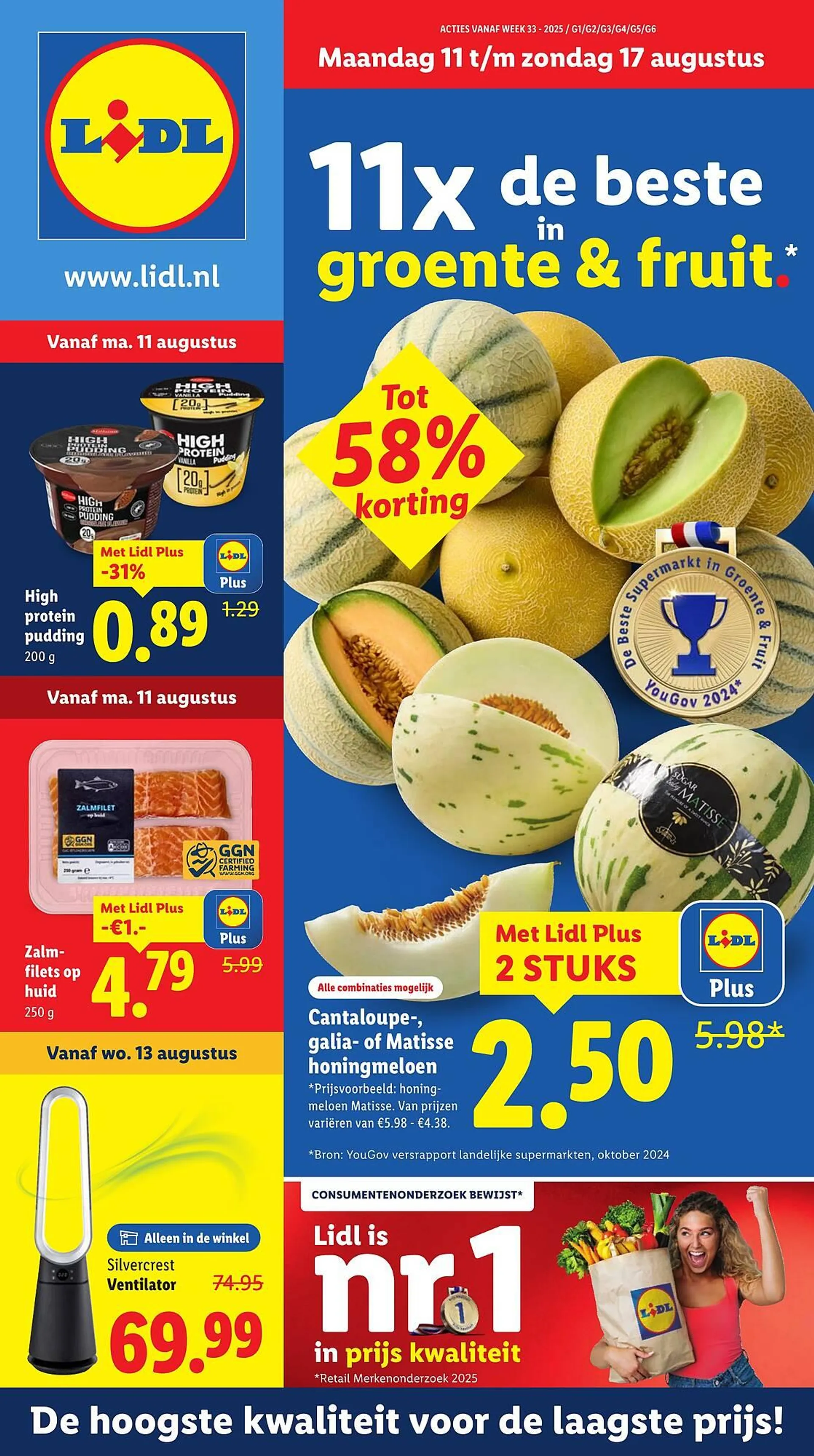 Lidl folder van 11 augustus tot 17 augustus 2025 - Folder pagina 1
