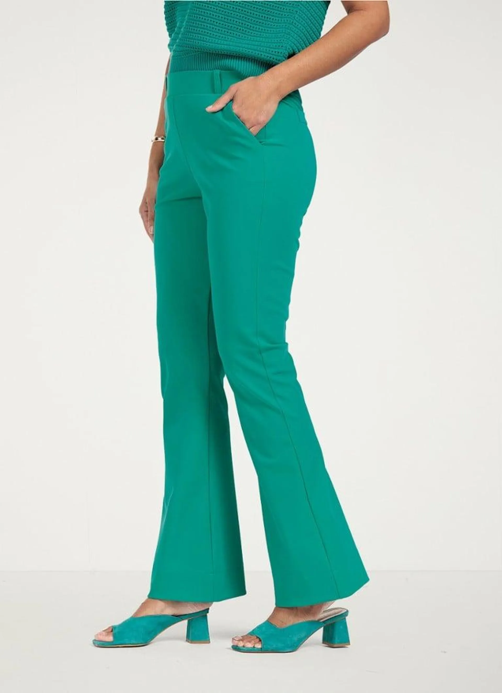 Flair high waist flared fit pantalon