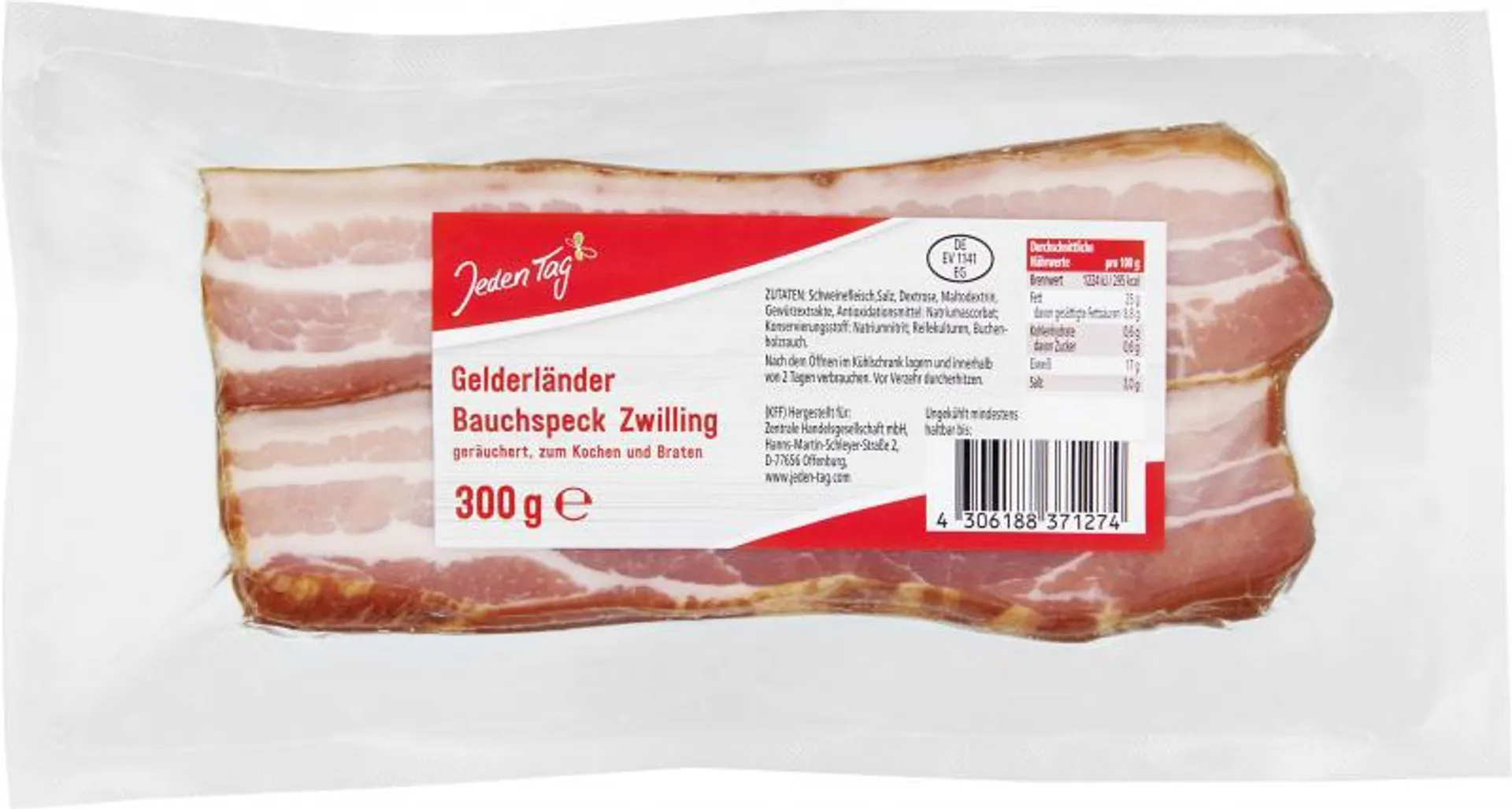 Jeden Tag Gelderländer Bauchspeck Zwilling