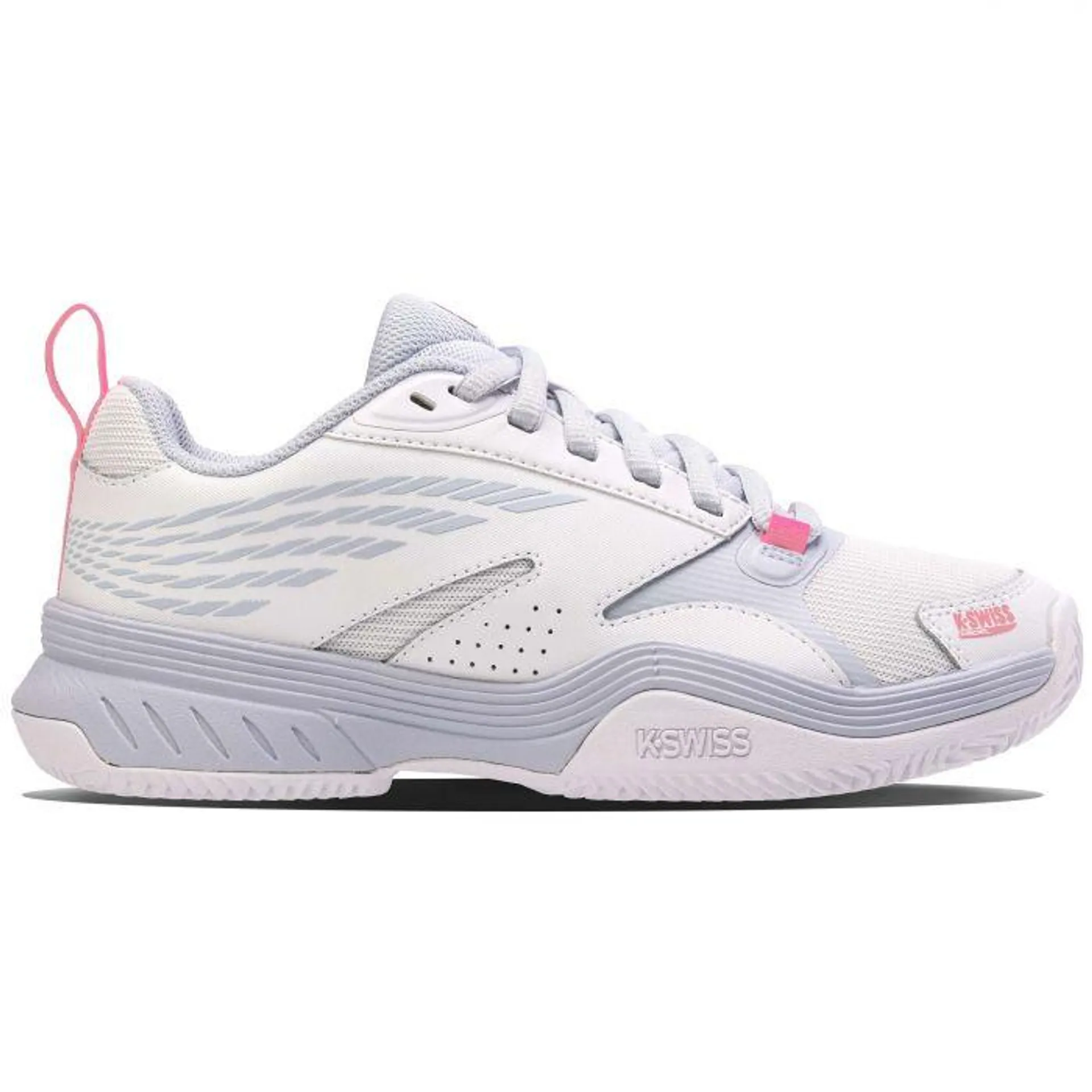 SpeedEx 99084 padelschoenen dames white arctic ice neon pink