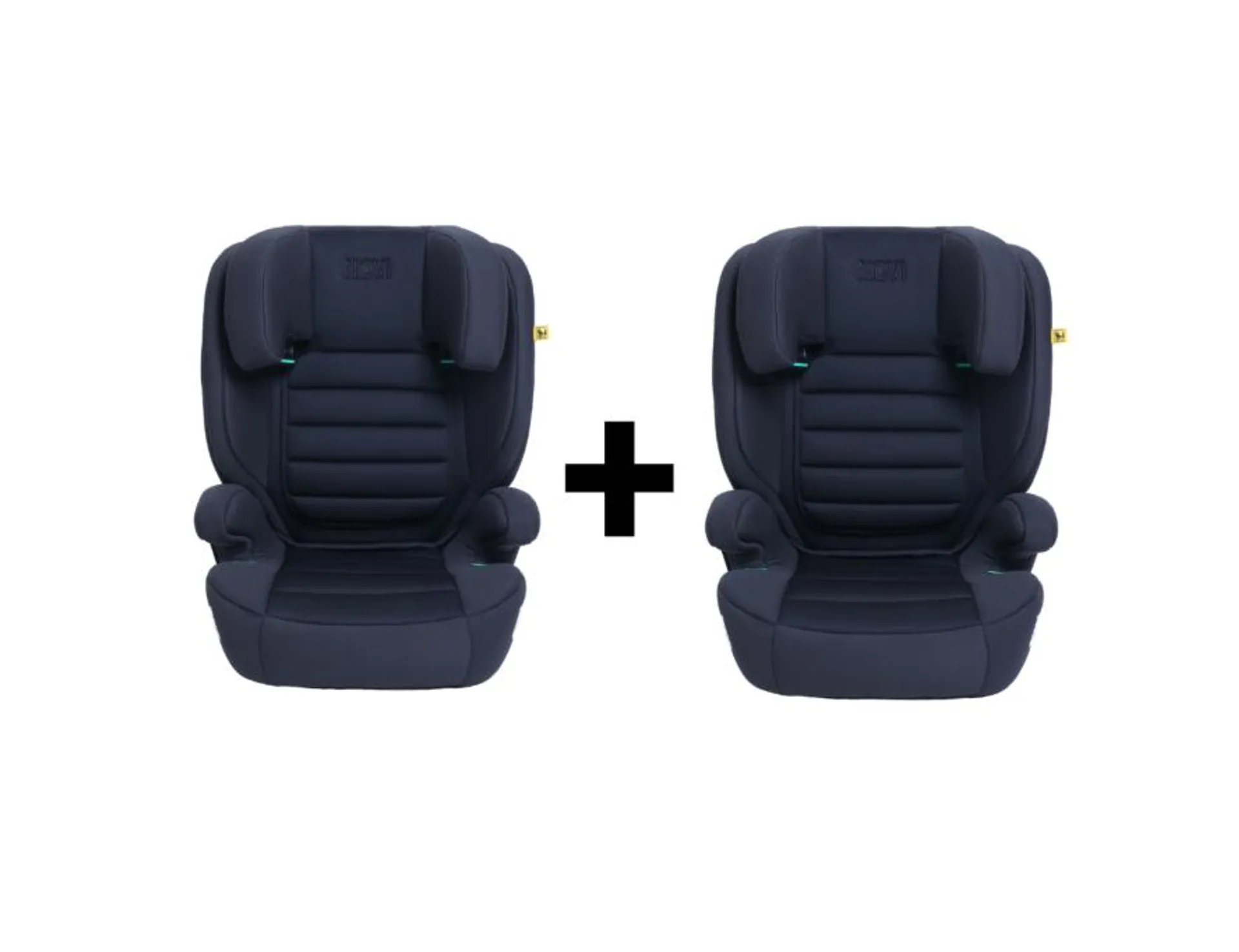 Set | 2x Autostoel Novi Baby® James Premium i-Size Gordel All Black