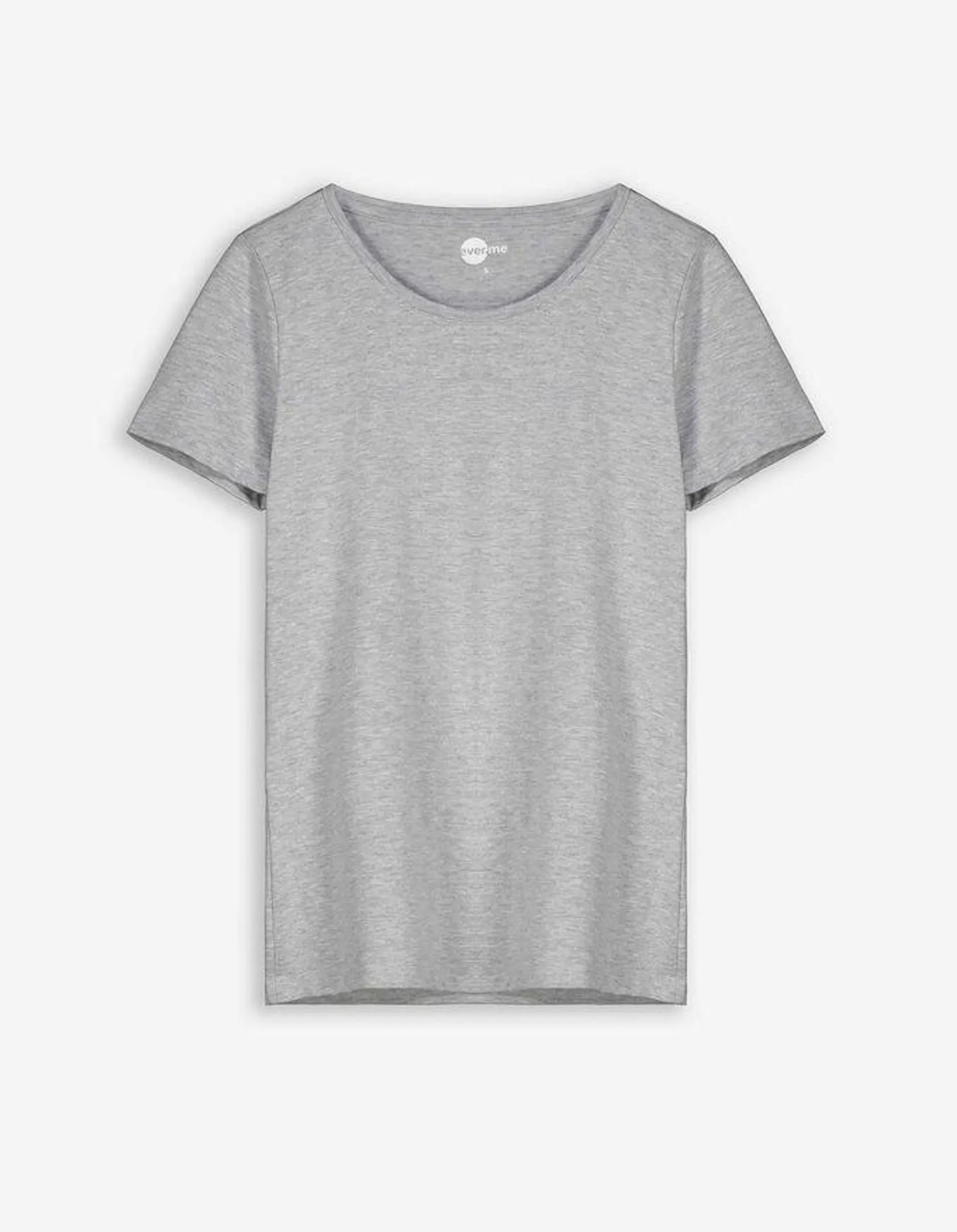 T-shirt - Basis - grijs