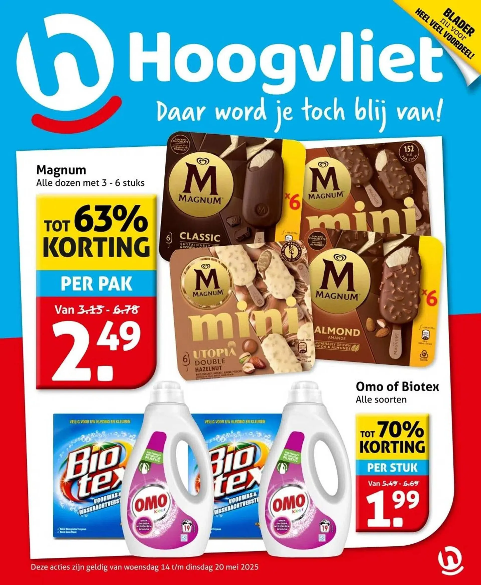 Hoogvliet folder van 14 mei tot 20 mei 2025 - Folder pagina 1