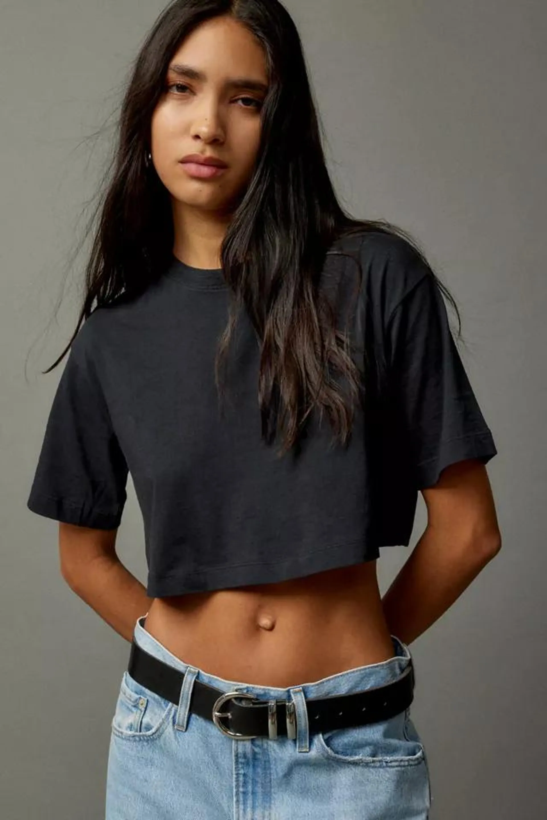 BDG Boyfriend Cropped Boxy Tee