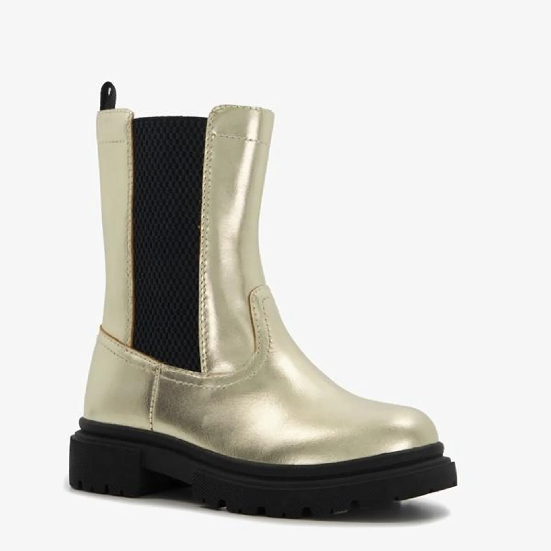 TwoDay metallic meisjes chelsea boots goud