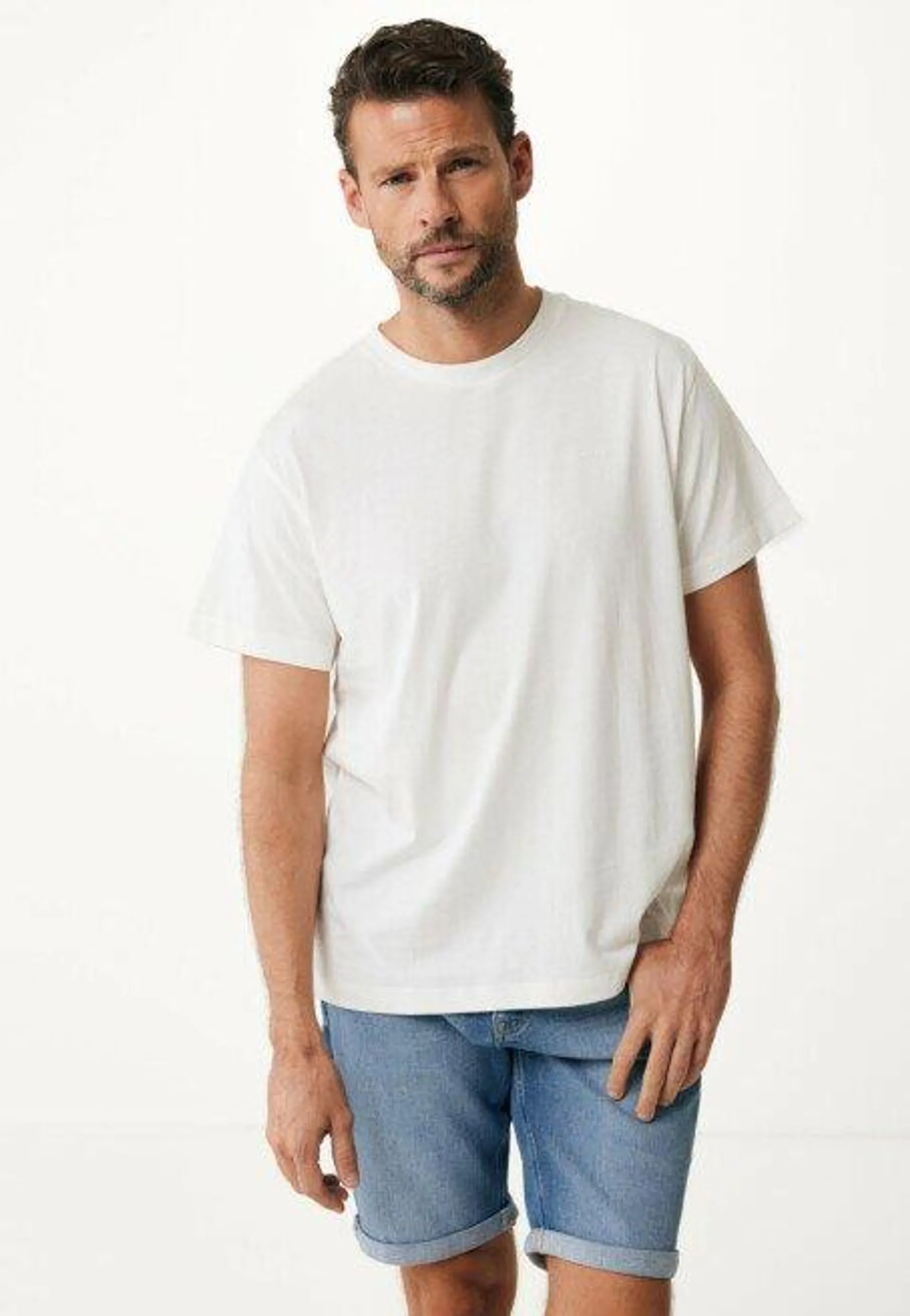 Richard Basic Short Sleeve Regular Fit Off White