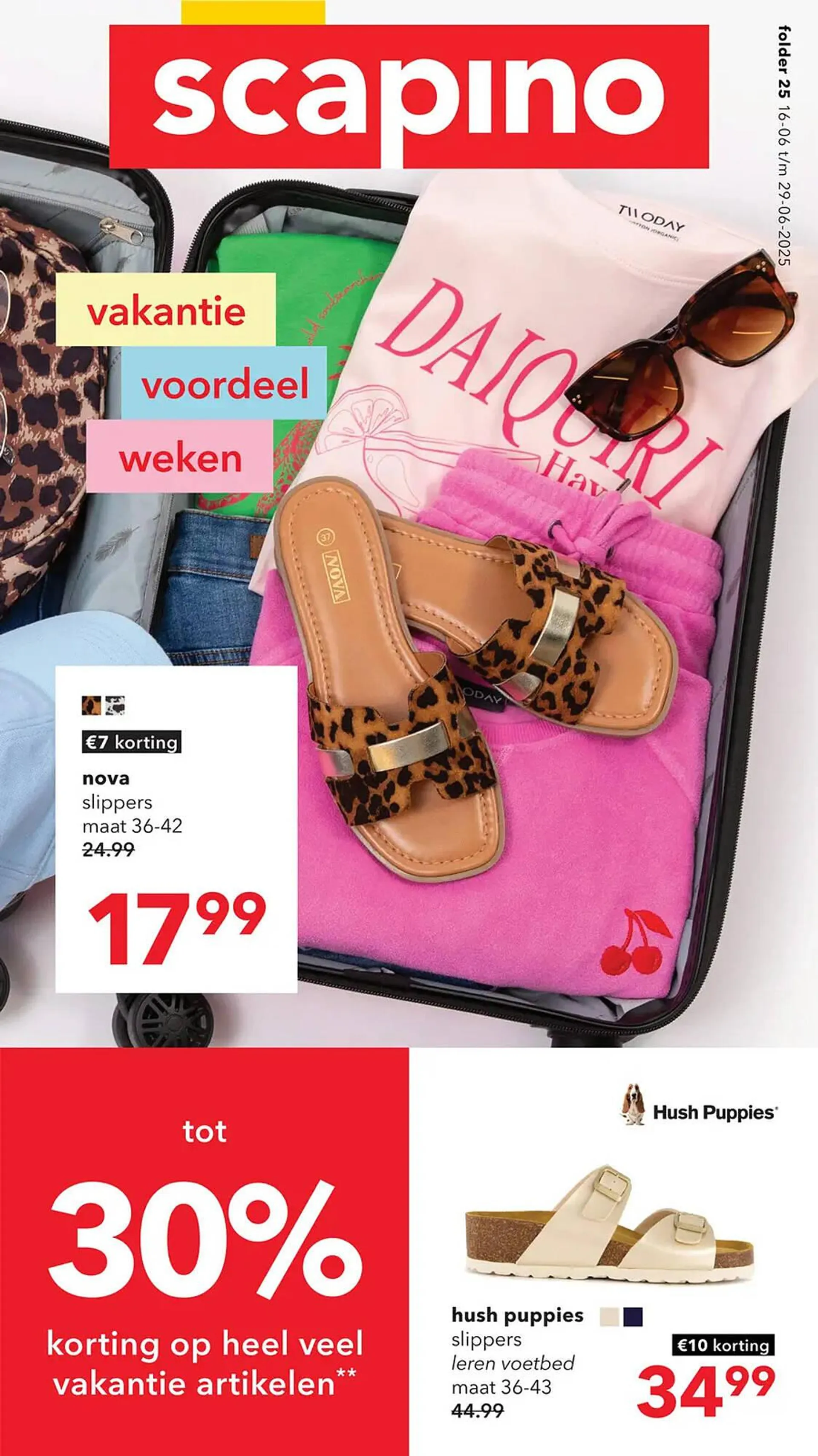 Scapino folder van 16 juni tot 29 juni 2025 - Folder pagina 1