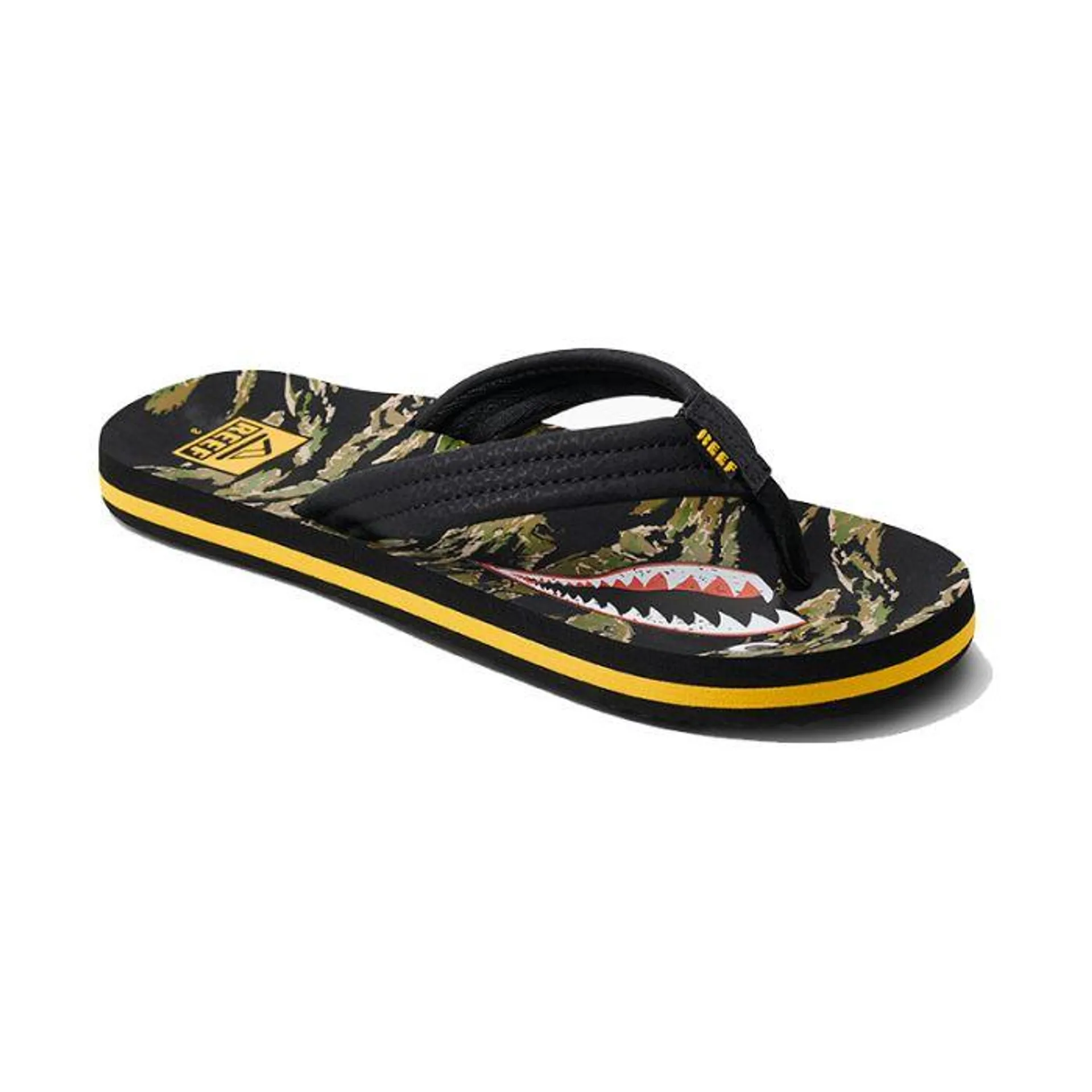 Ahi slippers junior tiger shark