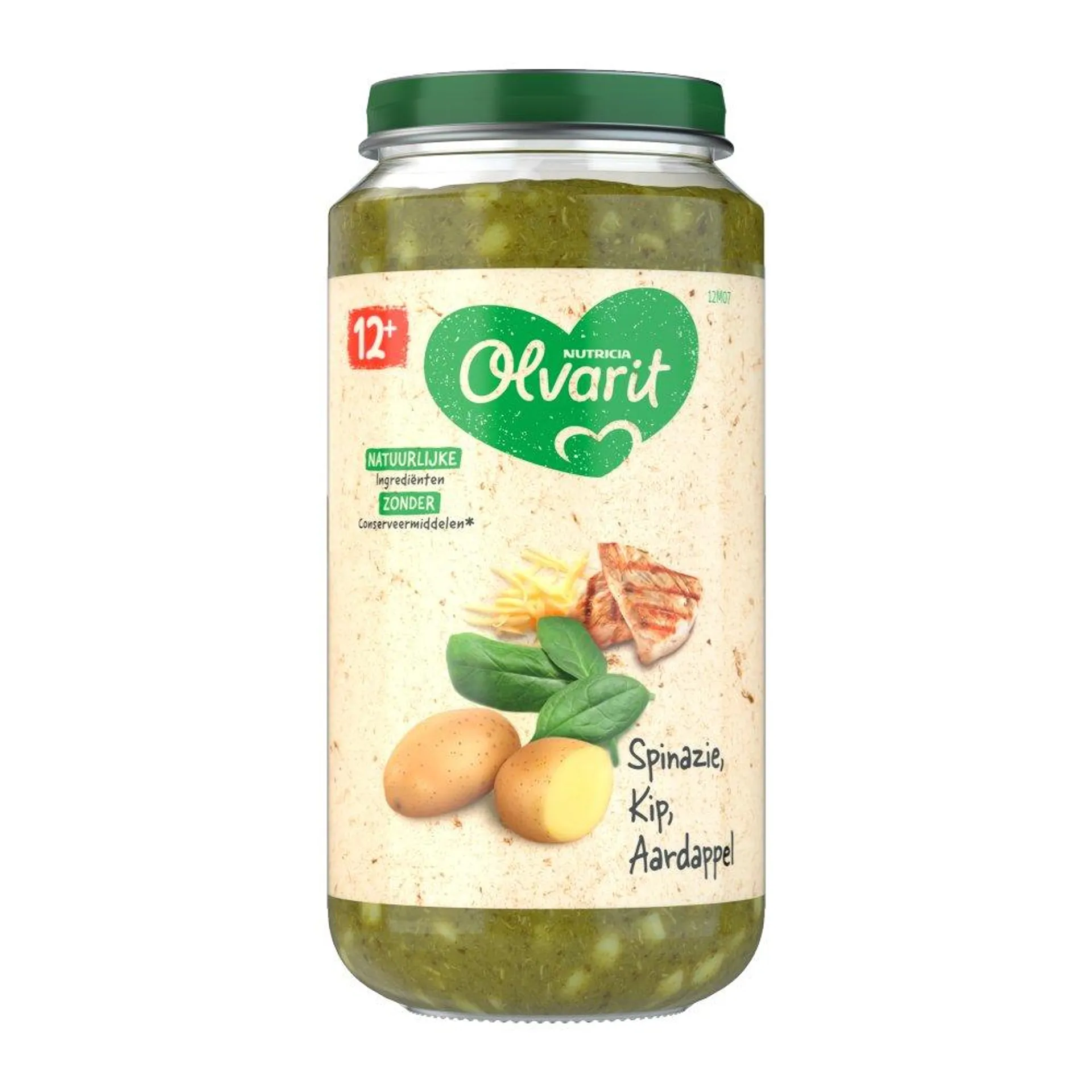 Olvarit Spinazie Kip Aardappel 12+ Maanden 250 g