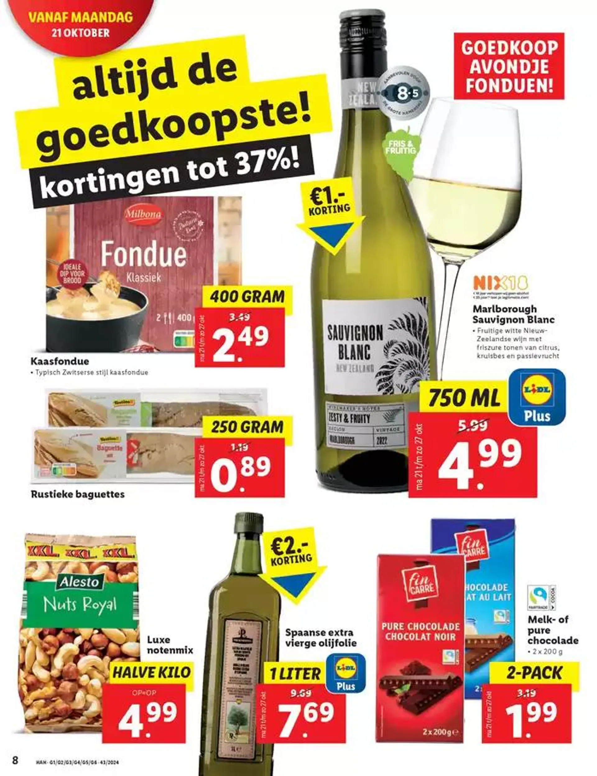 Topdeals en kortingen van 17 oktober tot 30 oktober 2024 - Folder pagina 8