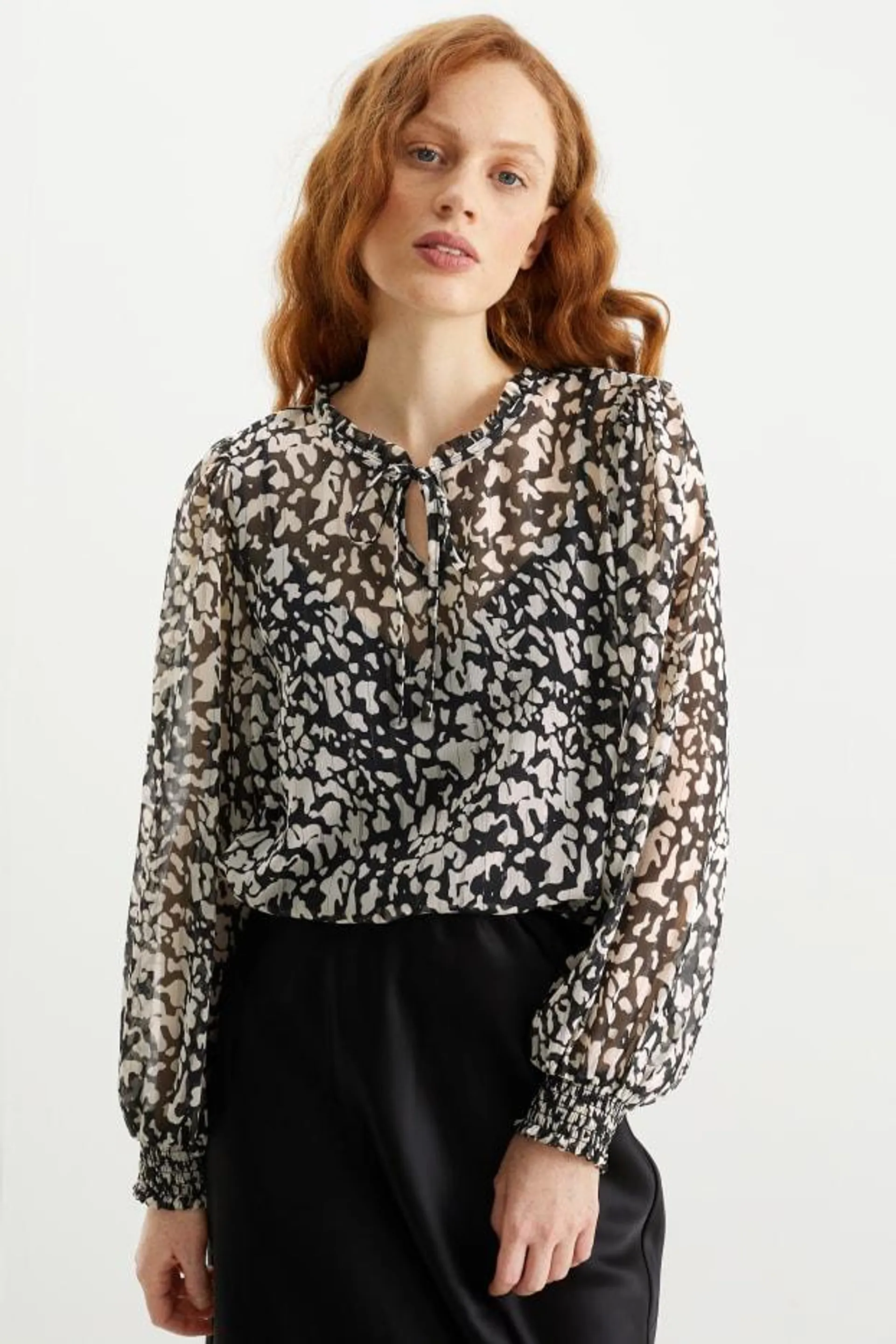 Chiffon blouse - patterned