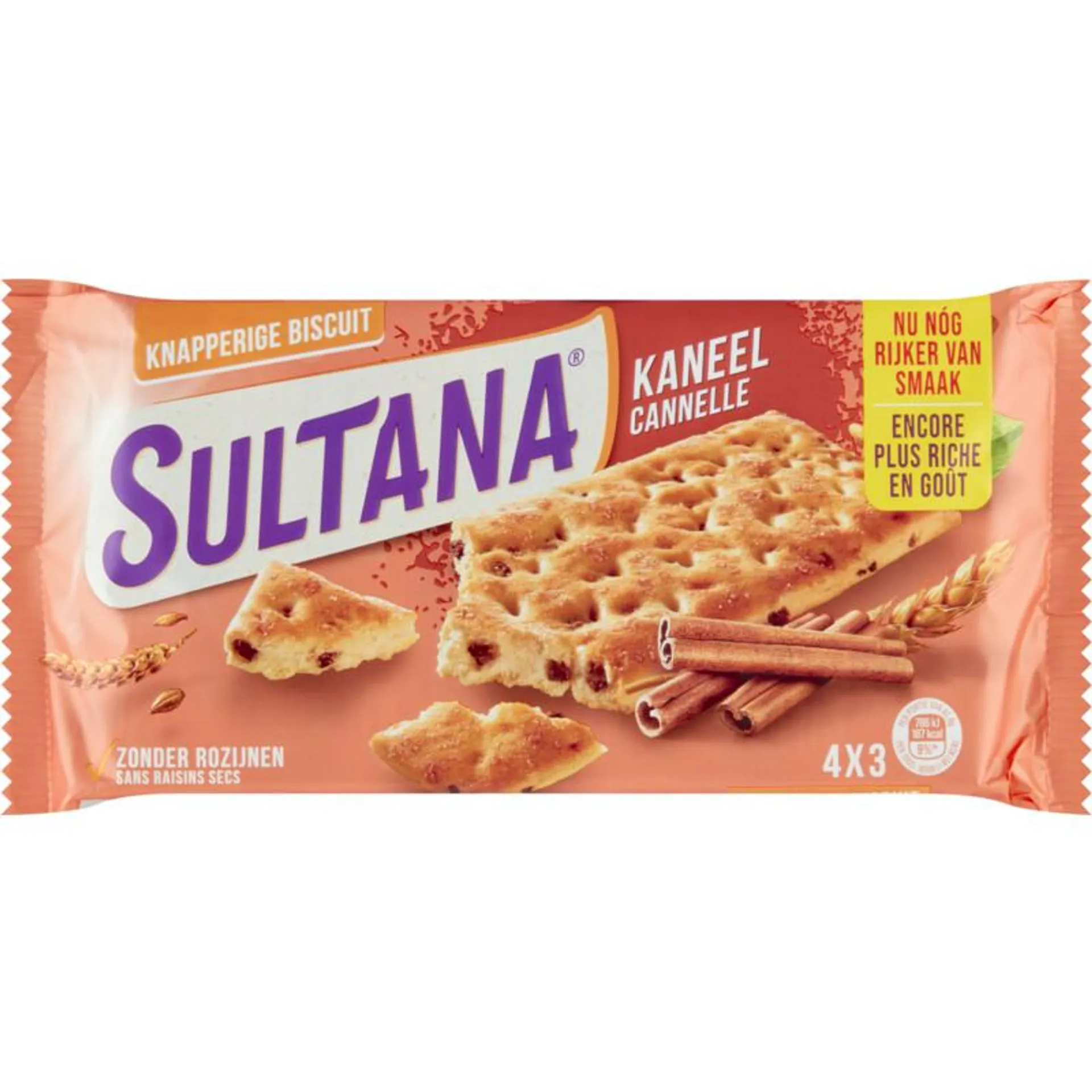 Sultana Knapperige biscuit kaneel