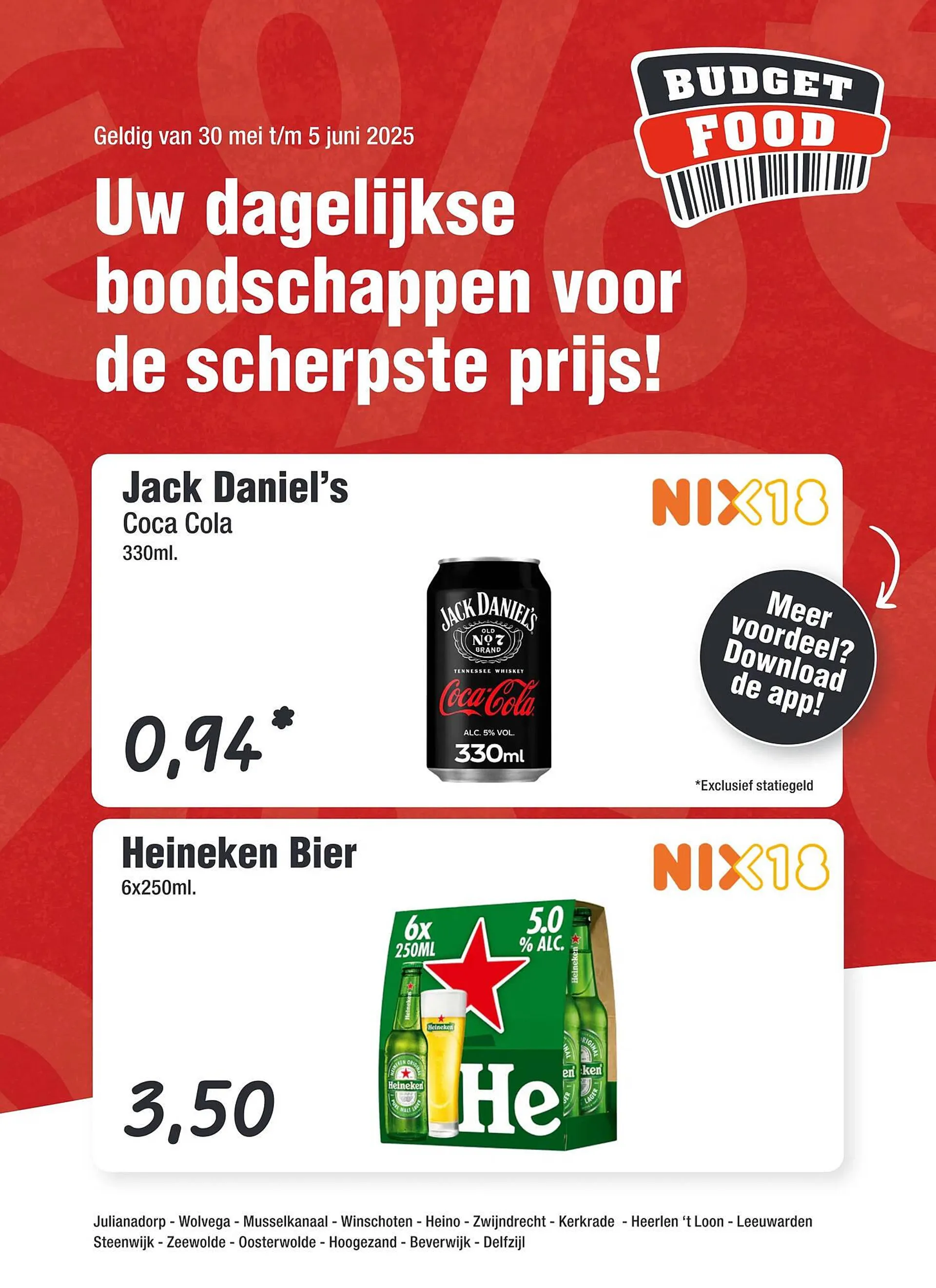 Budget Food folder van 30 mei tot 5 juni 2025 - Folder pagina 1