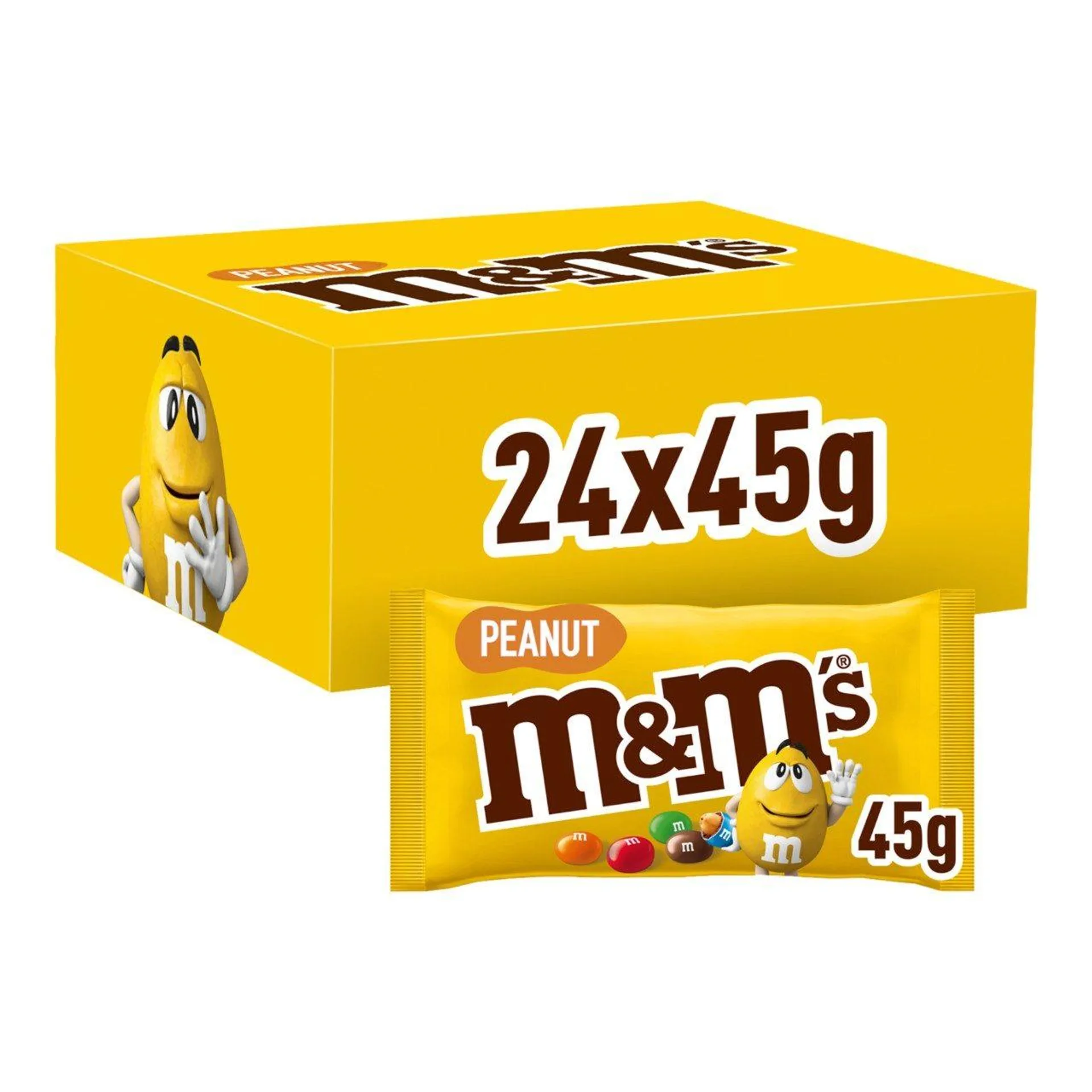 Pinda - melk chocolade snoepjes singles