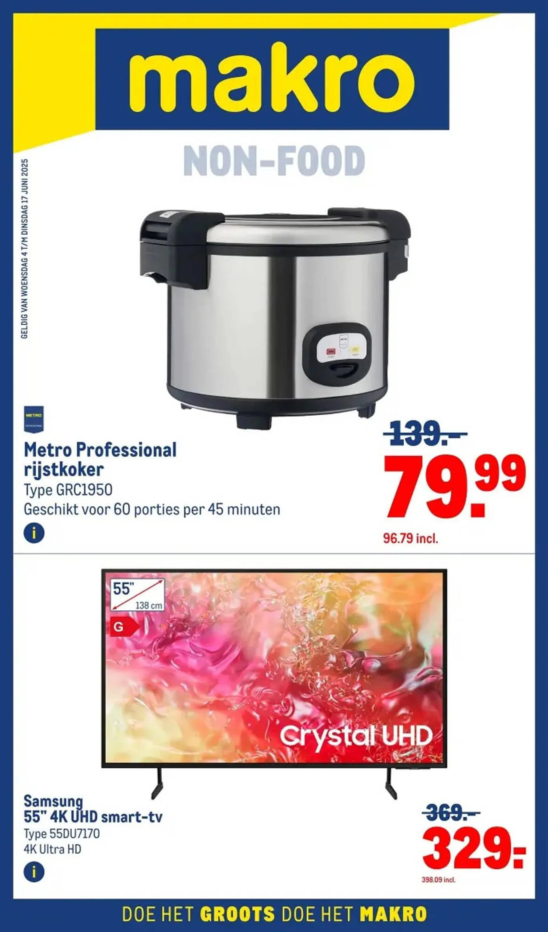 Makro folder van 4 juni tot 17 juni 2025 - Folder pagina 1