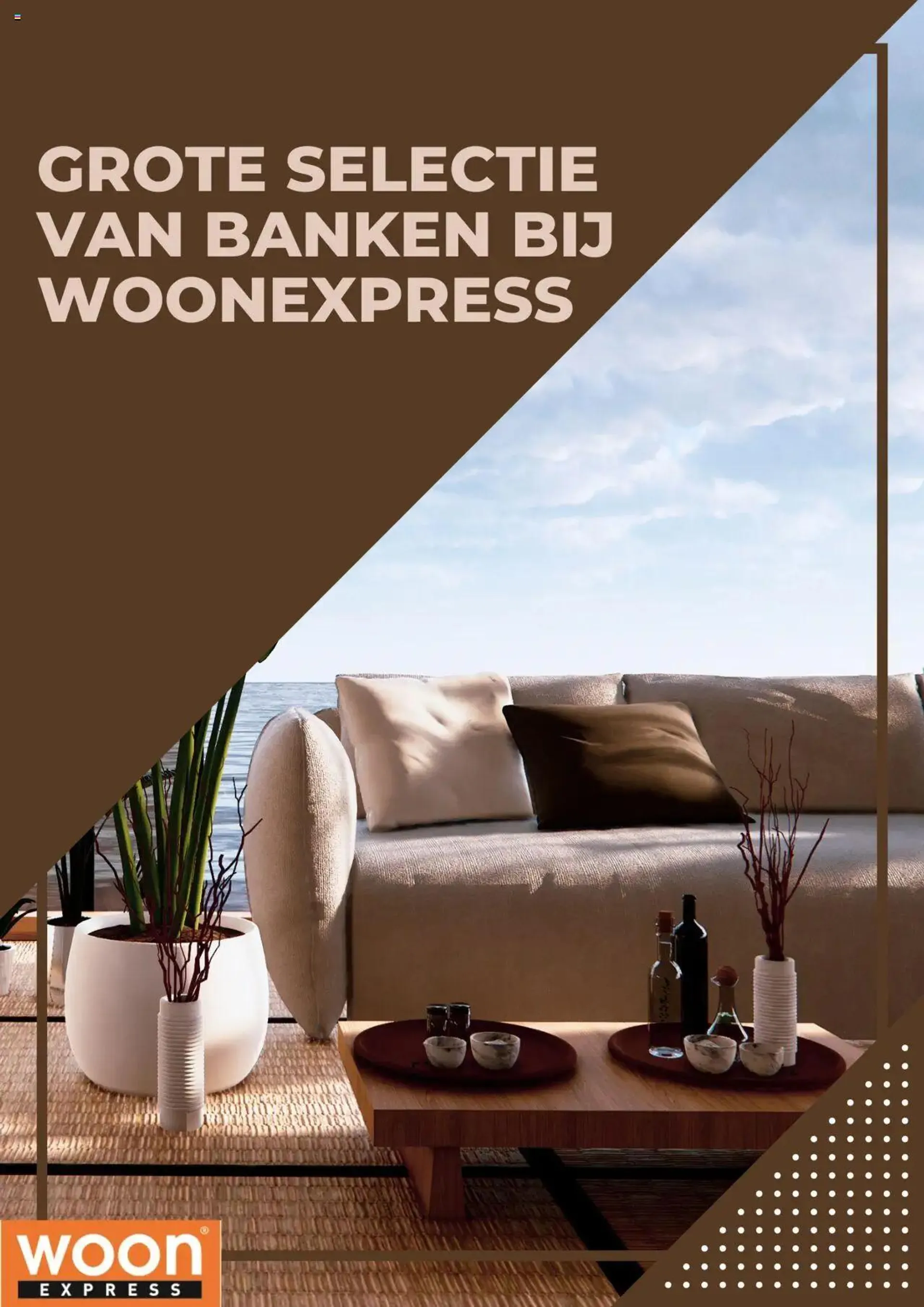 Woonexpress - Folder van 11 november tot 31 december 2024 - Folder pagina 1