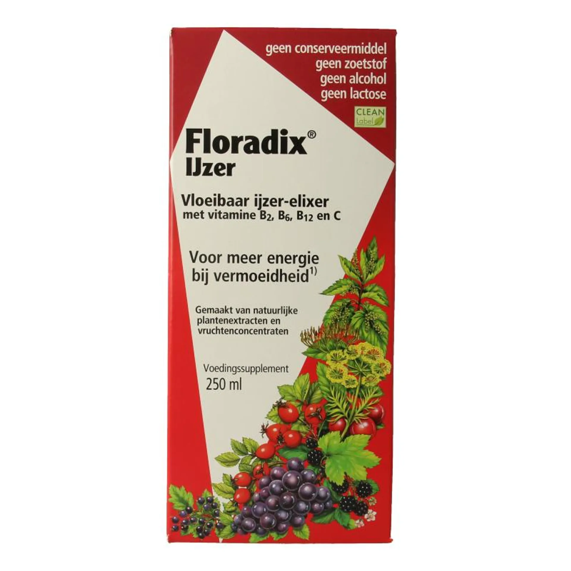 Salus Floradix ijzer elixer 250 milliliter