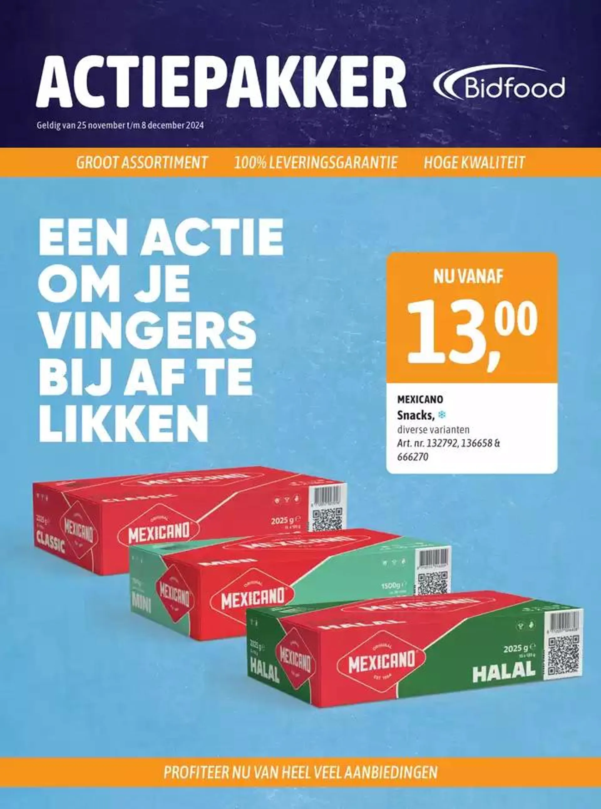 Actiepakker Fastservice van 25 november tot 8 december 2024 - Folder pagina 1