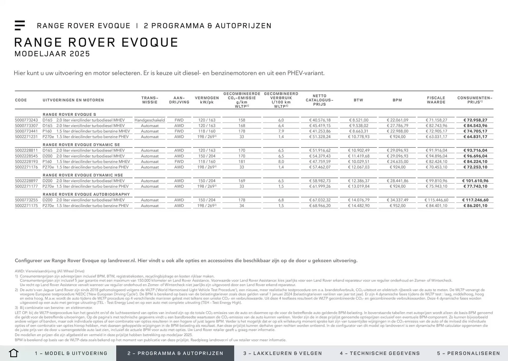Land Rover folder van 20 november tot 30 juni 2025 - Folder pagina 8
