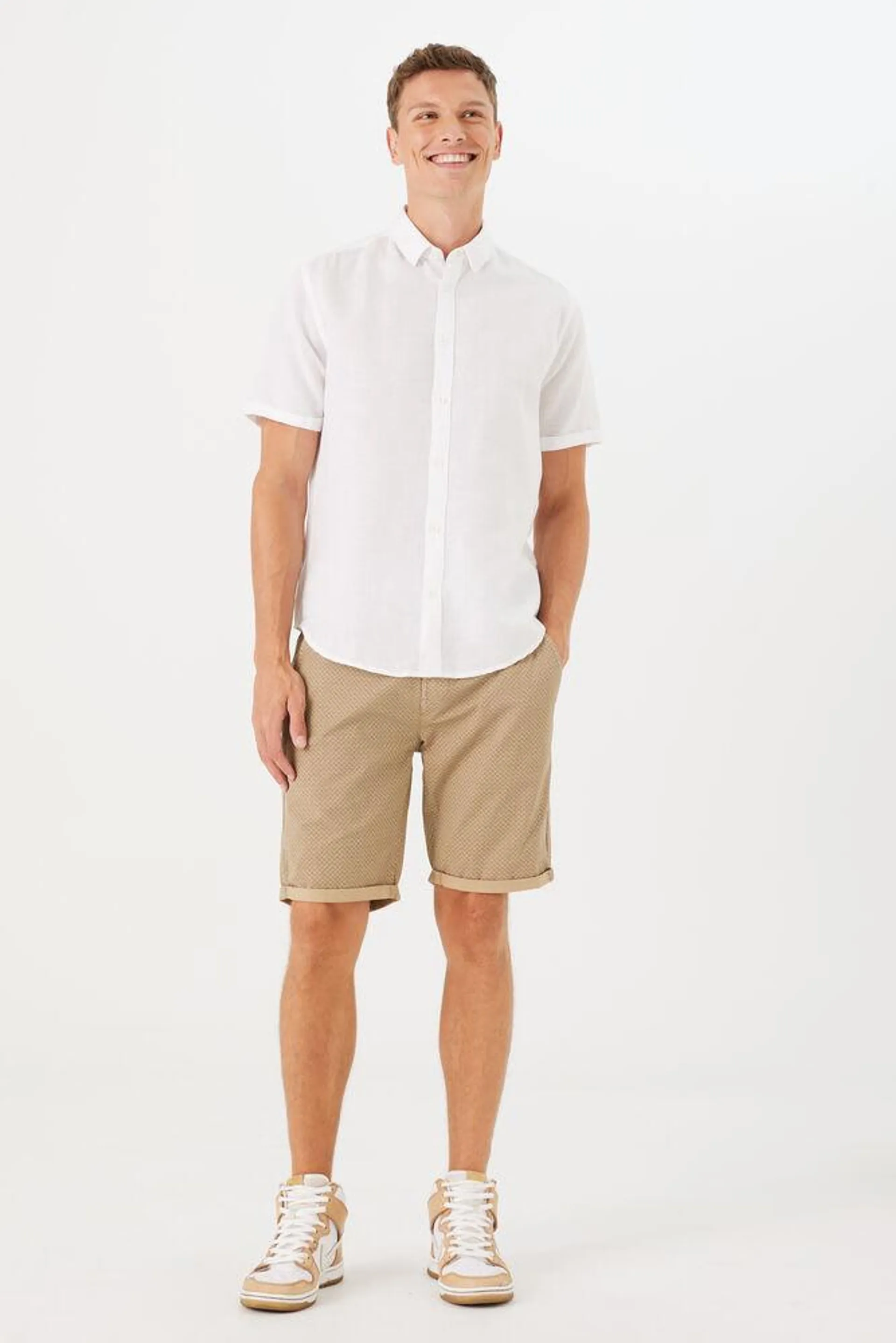 garcia chino short beige