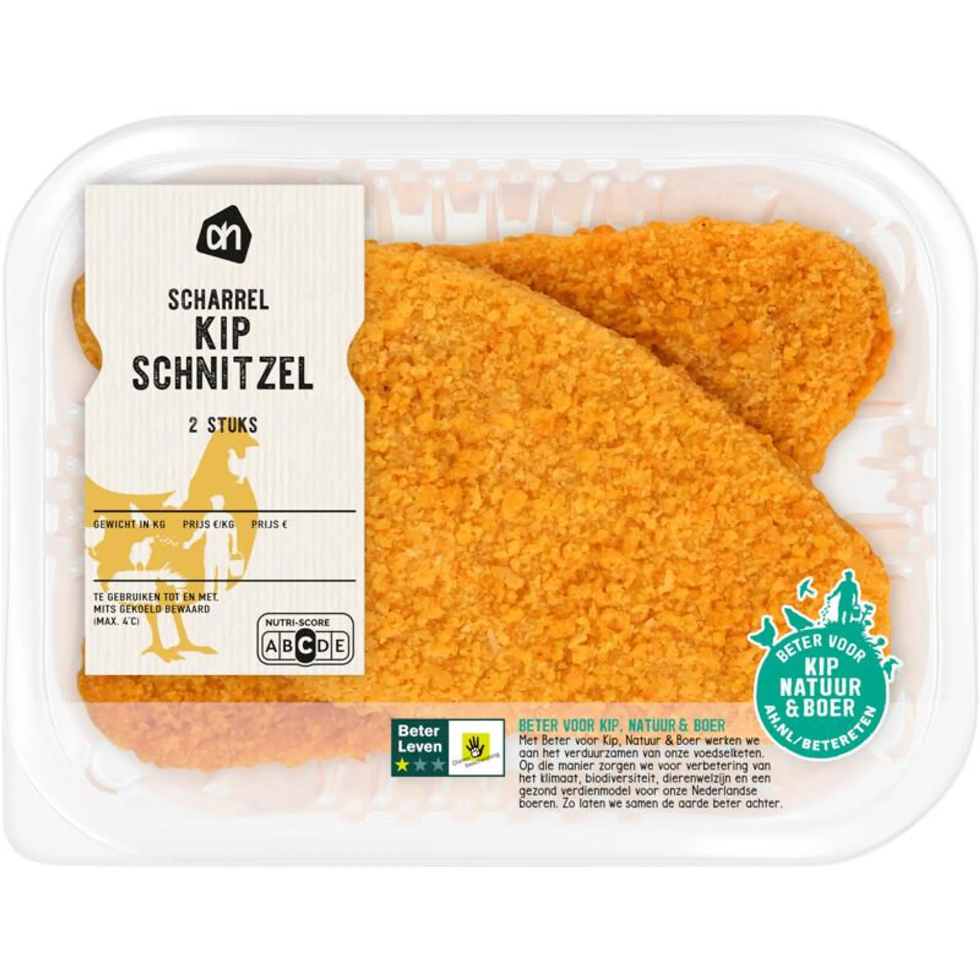 AH Scharrel kipschnitzel 2 stuks