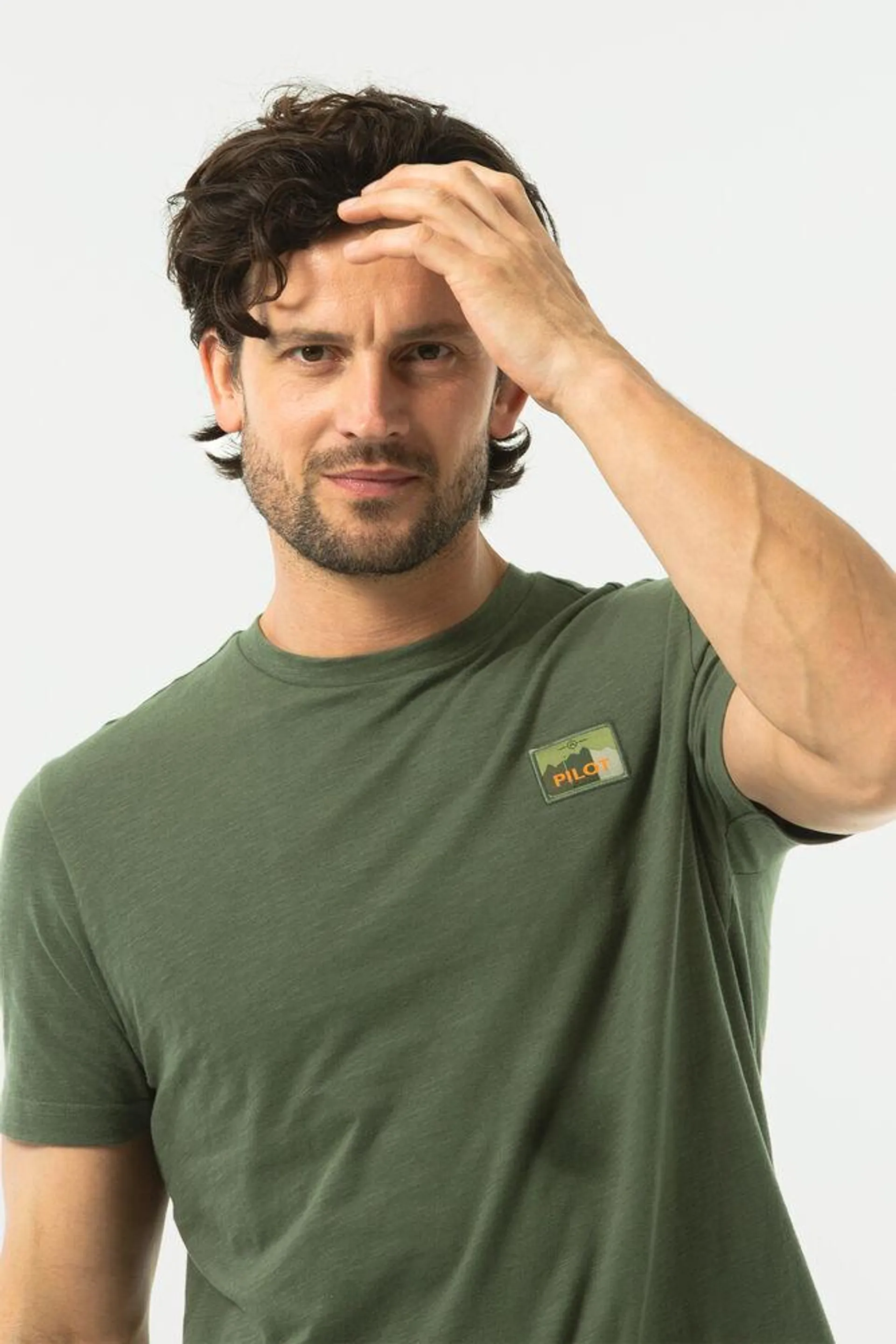 pilot t-shirt groen