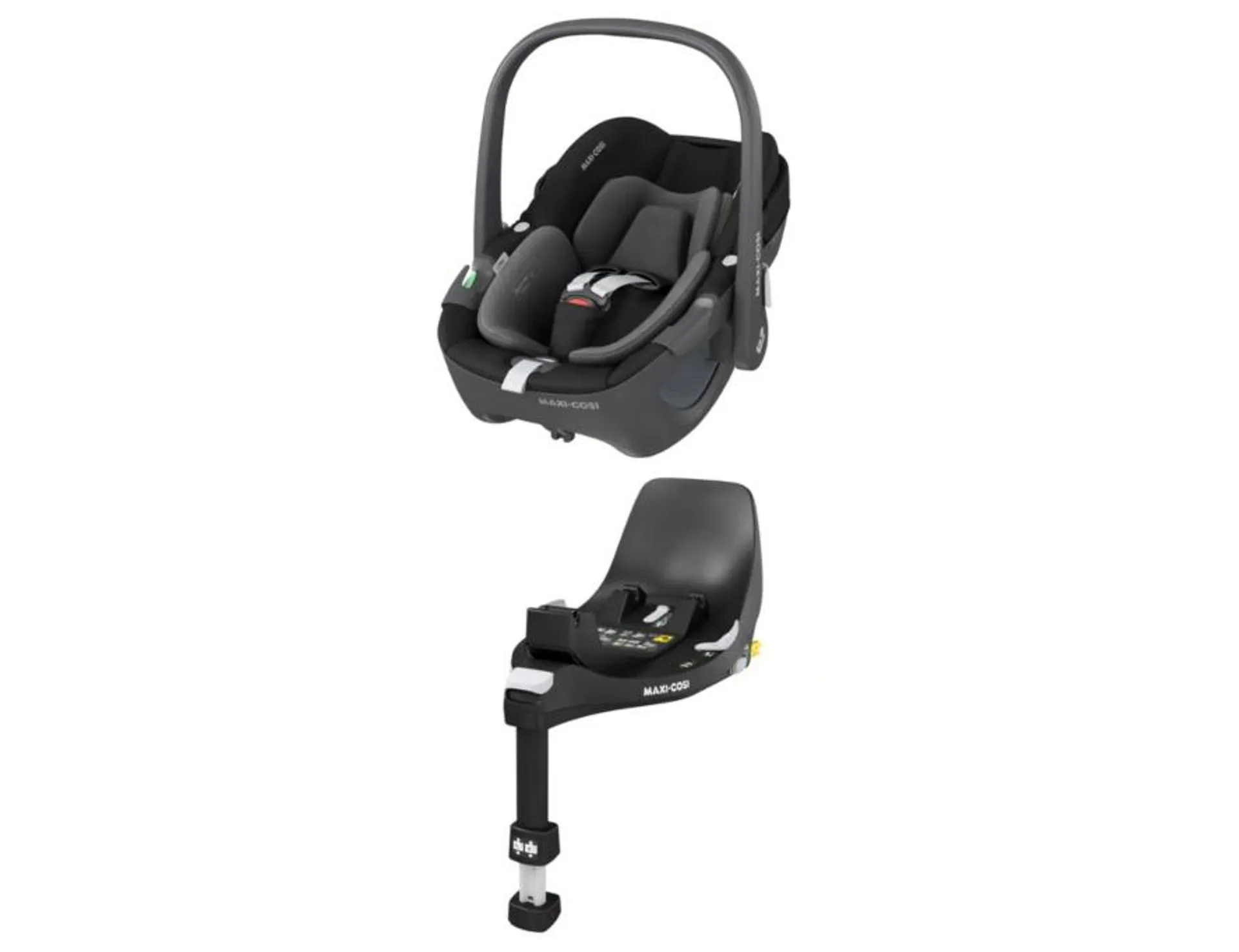 Autostoel Maxi-Cosi Pebble 360° Essential Black met FamilyFix 360°