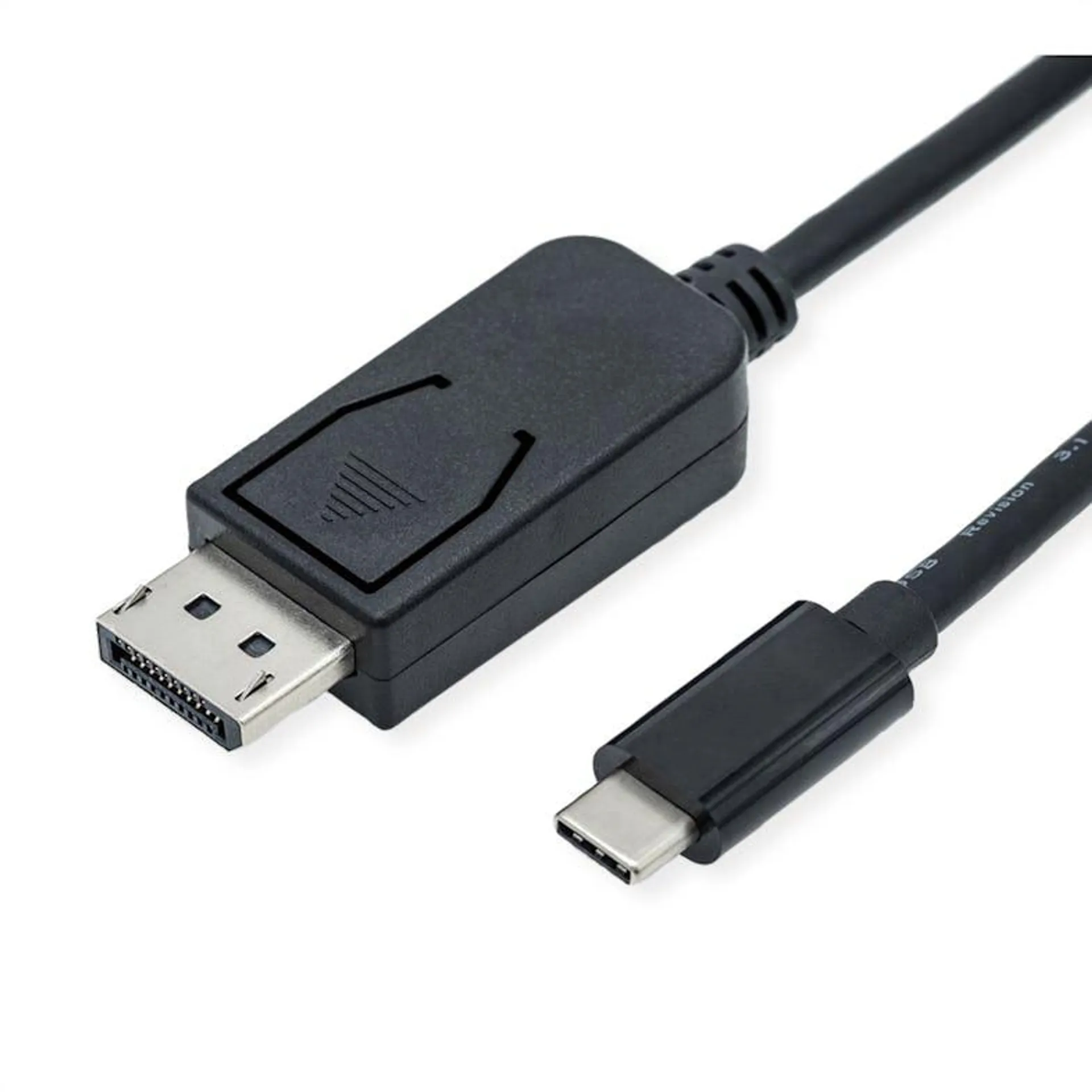 ROLINE USB type C - DisplayPort adapterkabel, v1.4, M/M, 2 m