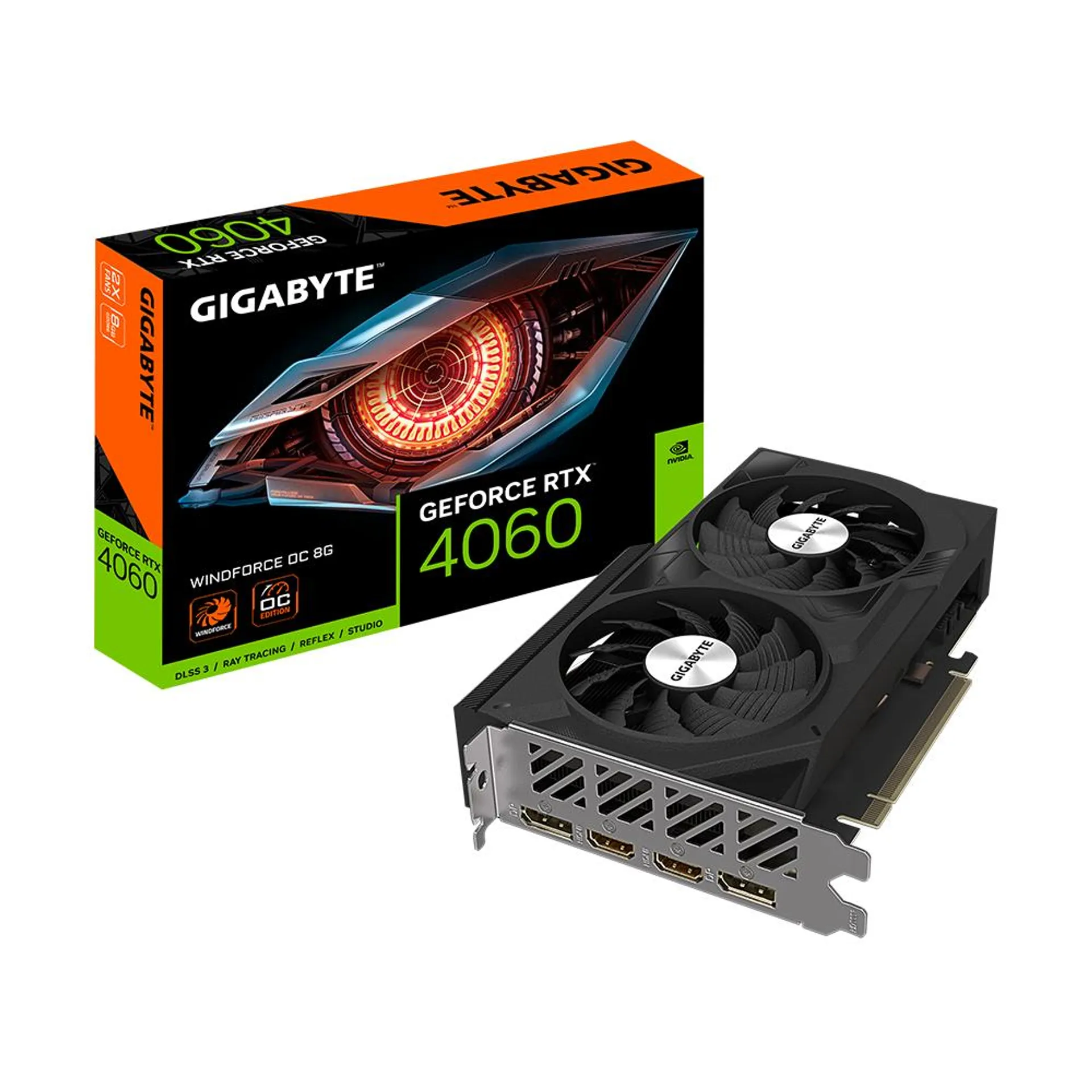 Gigabyte GeForce RTX 4060 Windforce OC 8GB