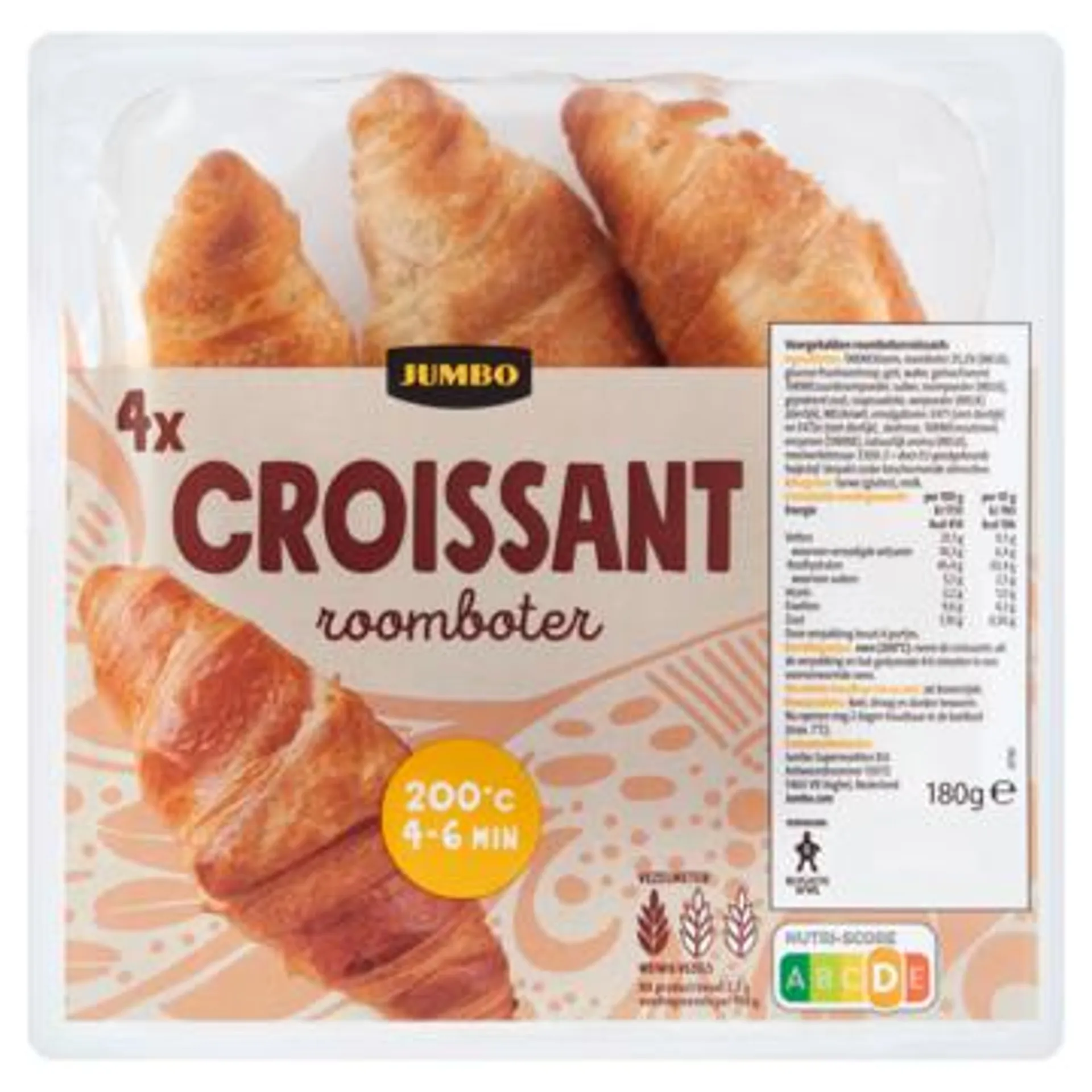 Jumbo - Roomboter Croissants - 4 Stuks