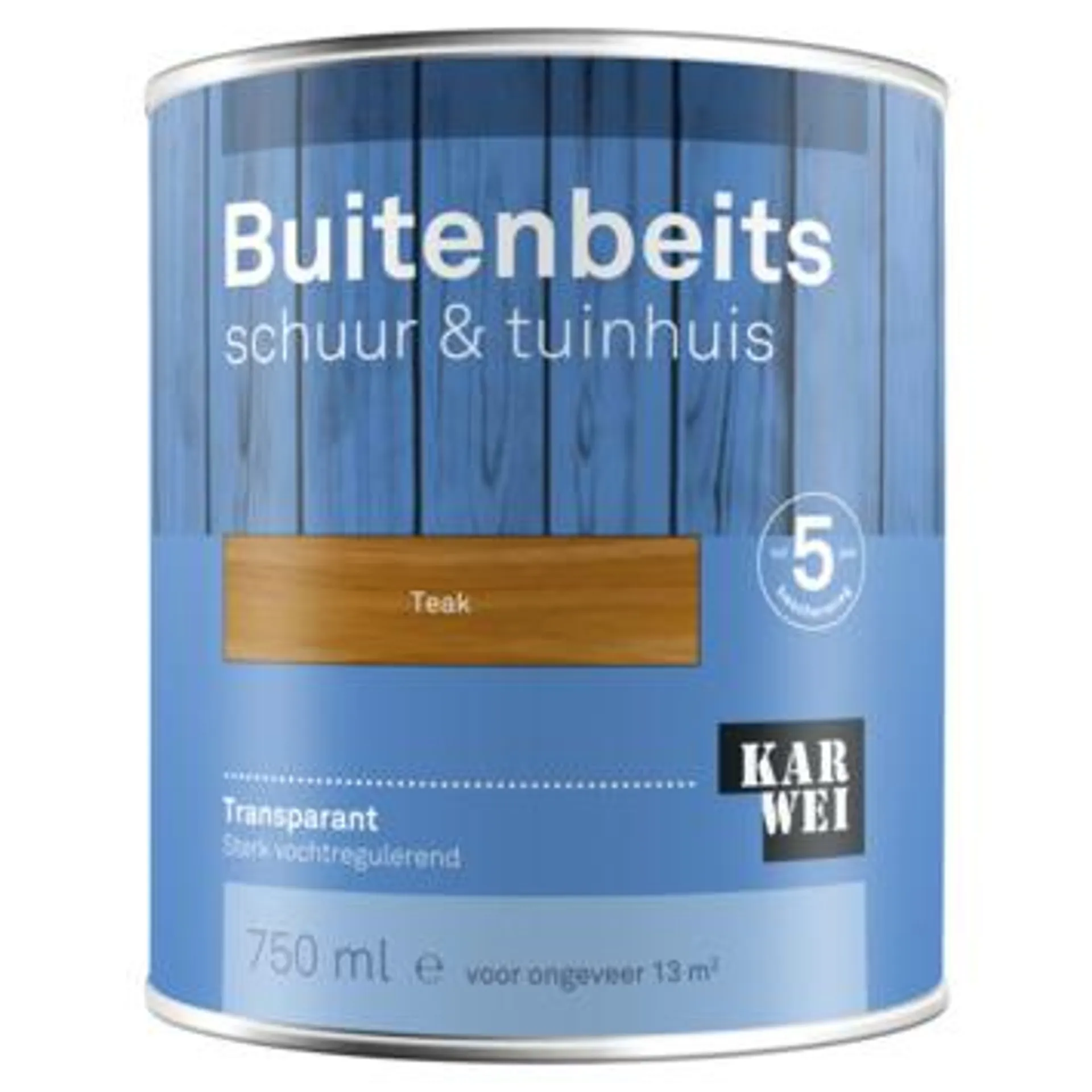 KARWEI buitenbeits schuur & tuinhuis transparant teak 750 ml