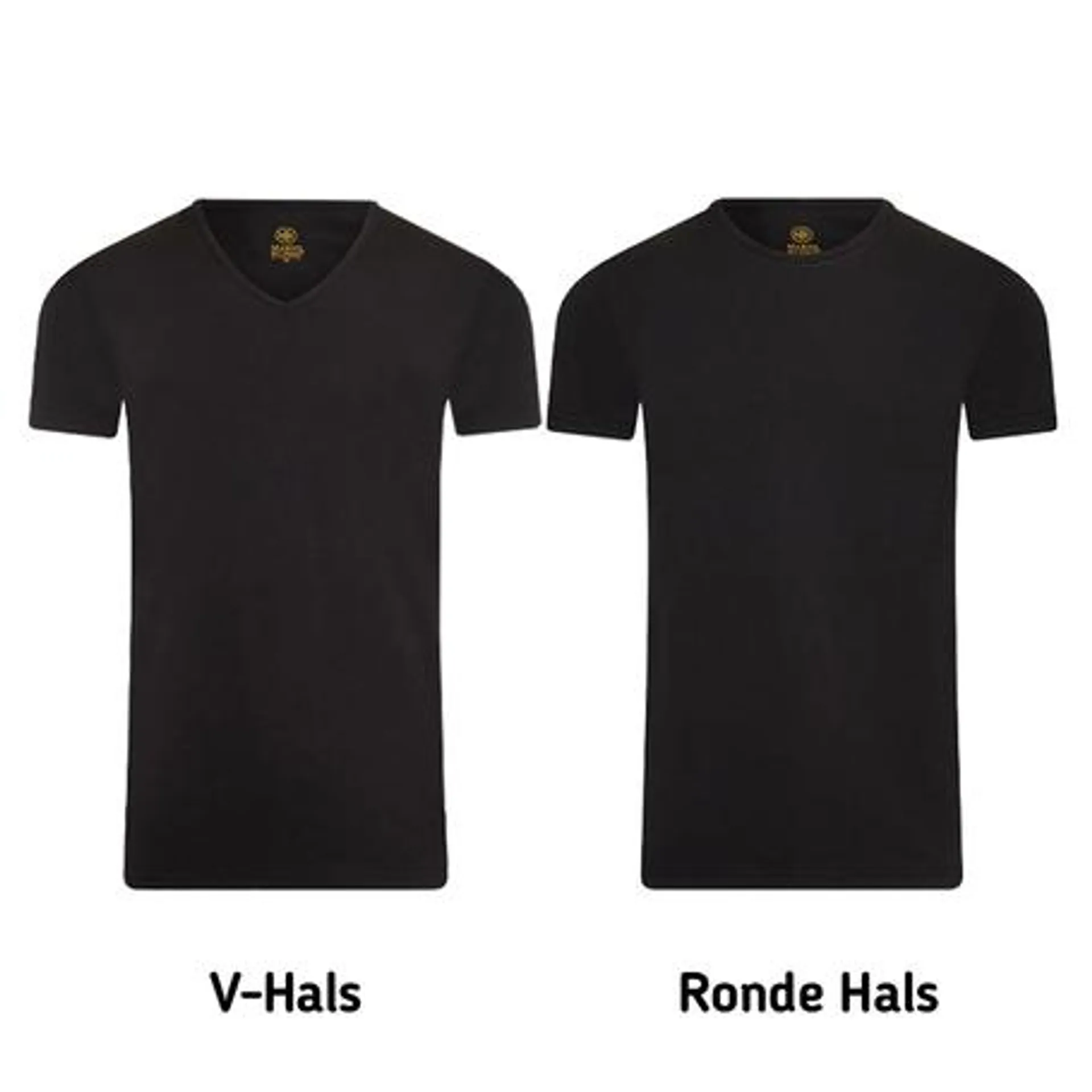 3-PACK Mario Russo T-Shirts - Met Ronde of V-Hals