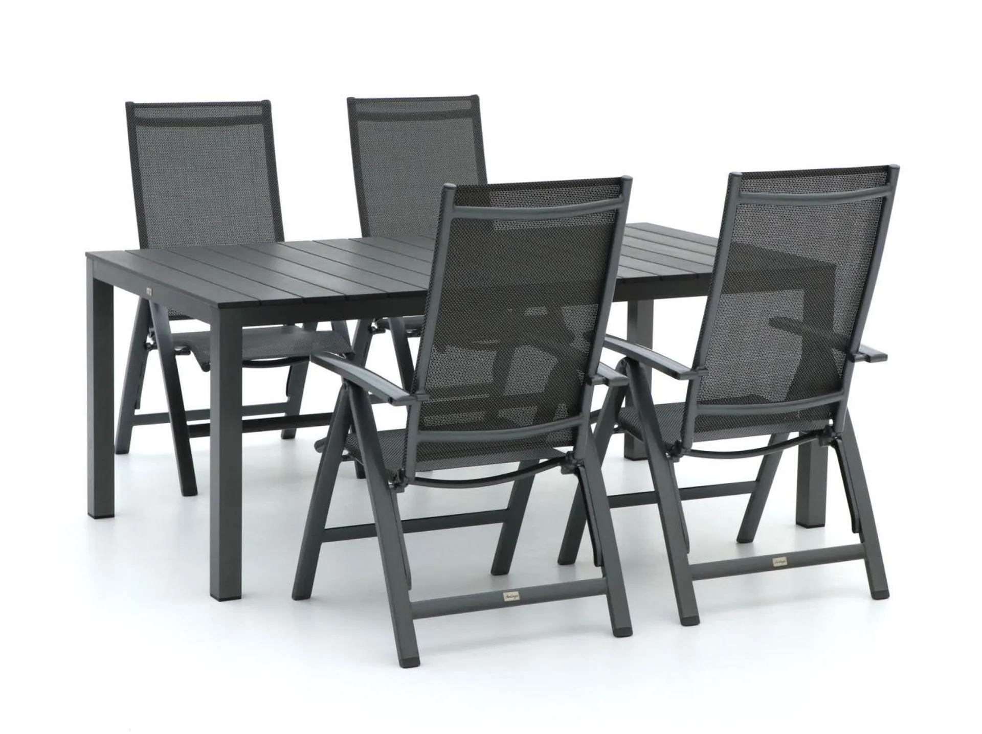 Bellagio Avenza/Fidenza 183cm dining tuinset 5-delig verstelbaar