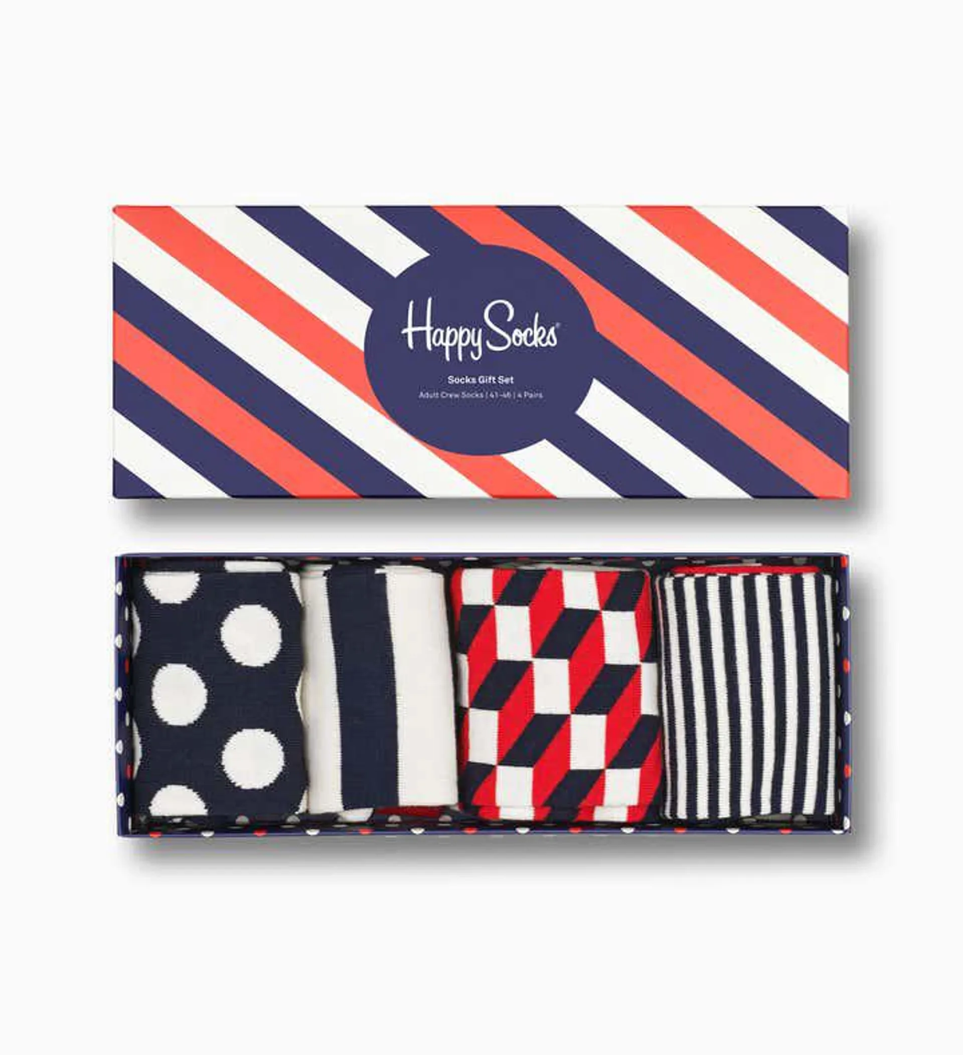 4-Pack Classic Navy Socks Gift Set