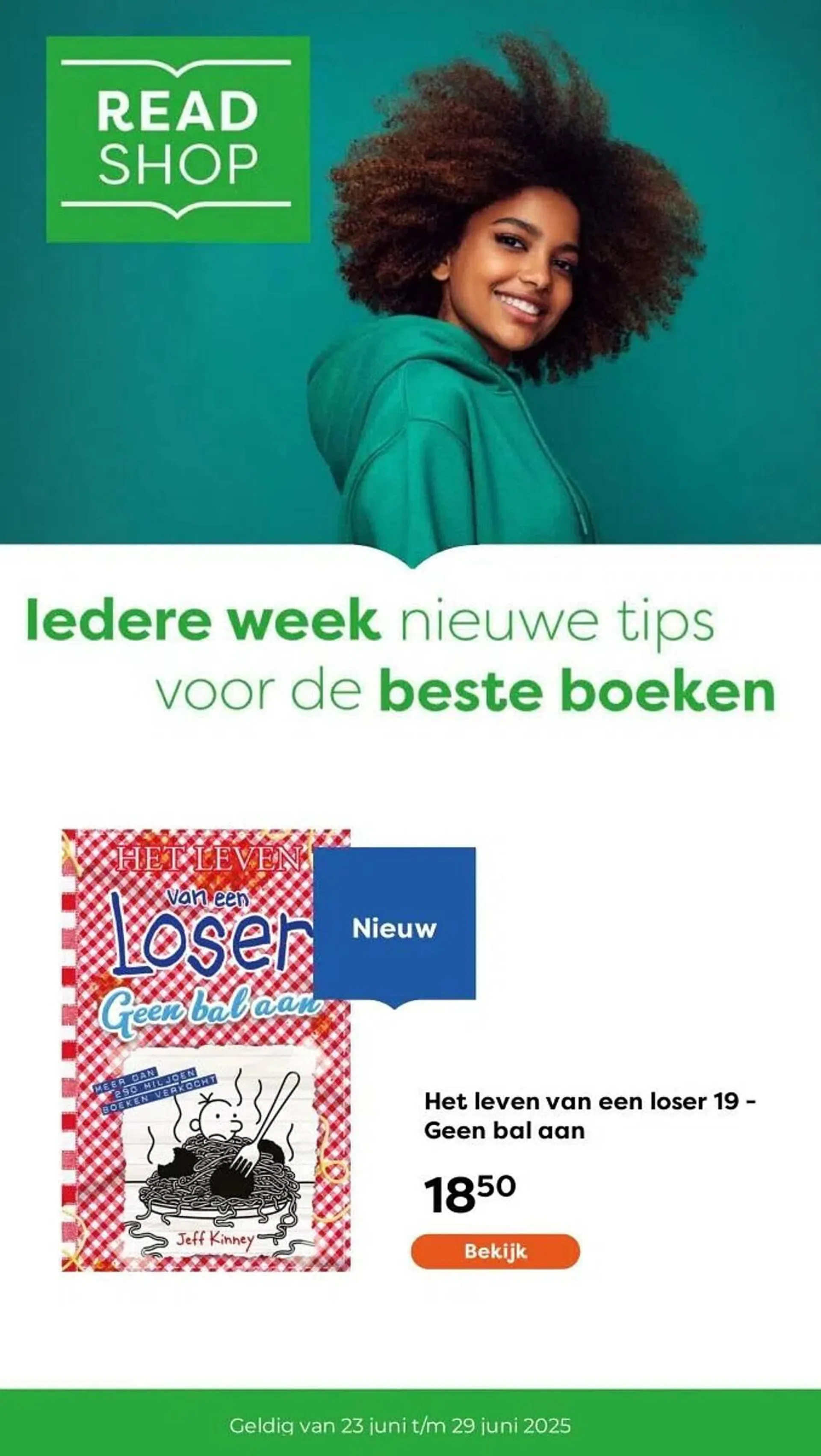The Read Shop folder van 23 juni tot 29 juni 2025 - Folder pagina 1