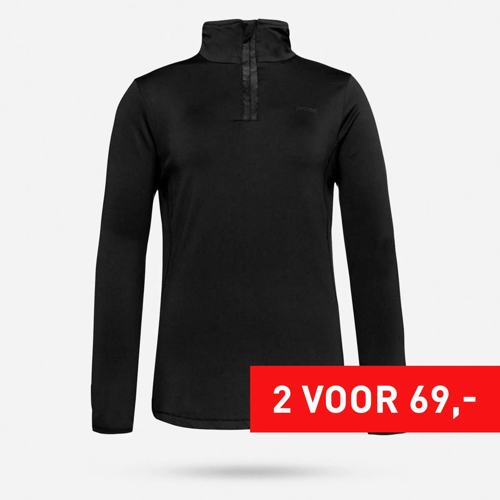 Protest Fabriz 1/4 Zip Top Pully Dames