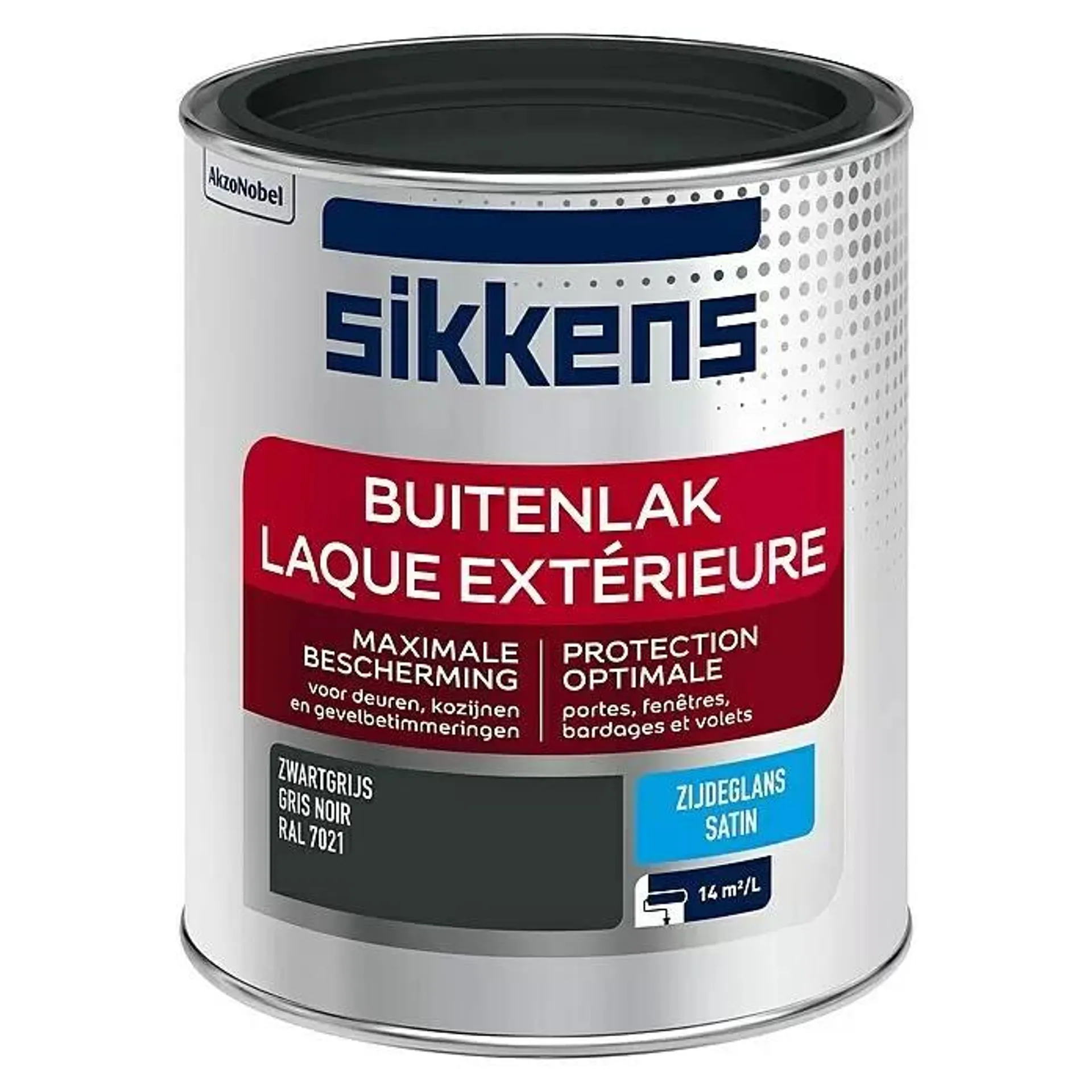 Sikkens Buitenlak RAL 7021 Zwart Grijs