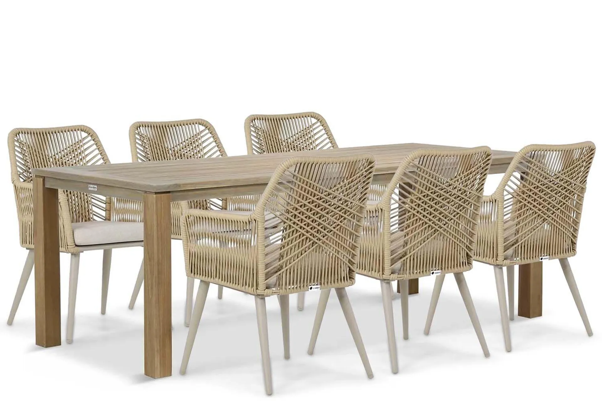 Coco Vedra/Bristol 220 cm dining tuinset 7-delig