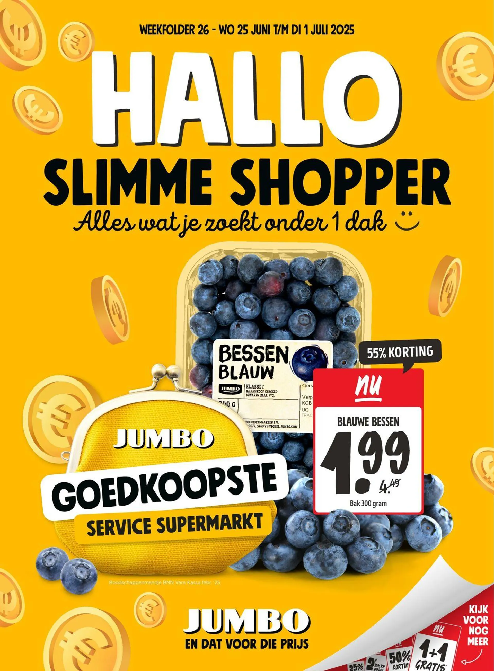 Jumbo Actuele folder van 25 juni tot 1 juli 2025 - Folder pagina 1