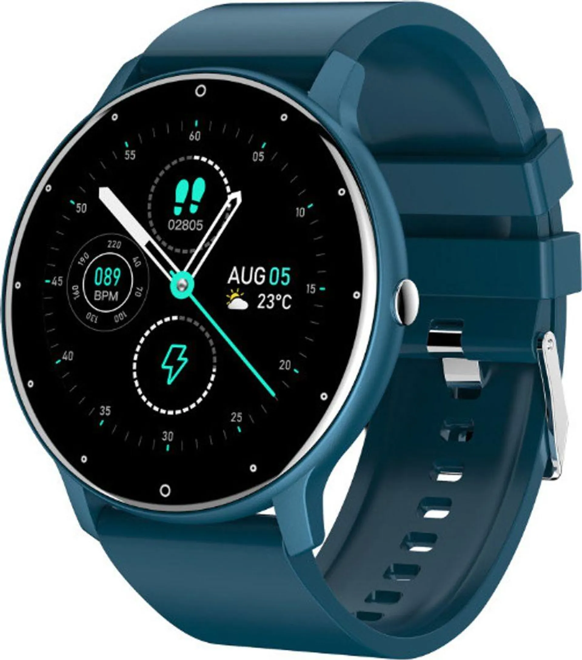 Smartwatch, Fitnessuhr, Fitness Armband, Uhr Sportuhr, IP67 Wasserdicht, für Damen und Herren Uhr mit Pulsmesser und Schlafmonitor, Sportuhr Schrittzähler für Android iOS