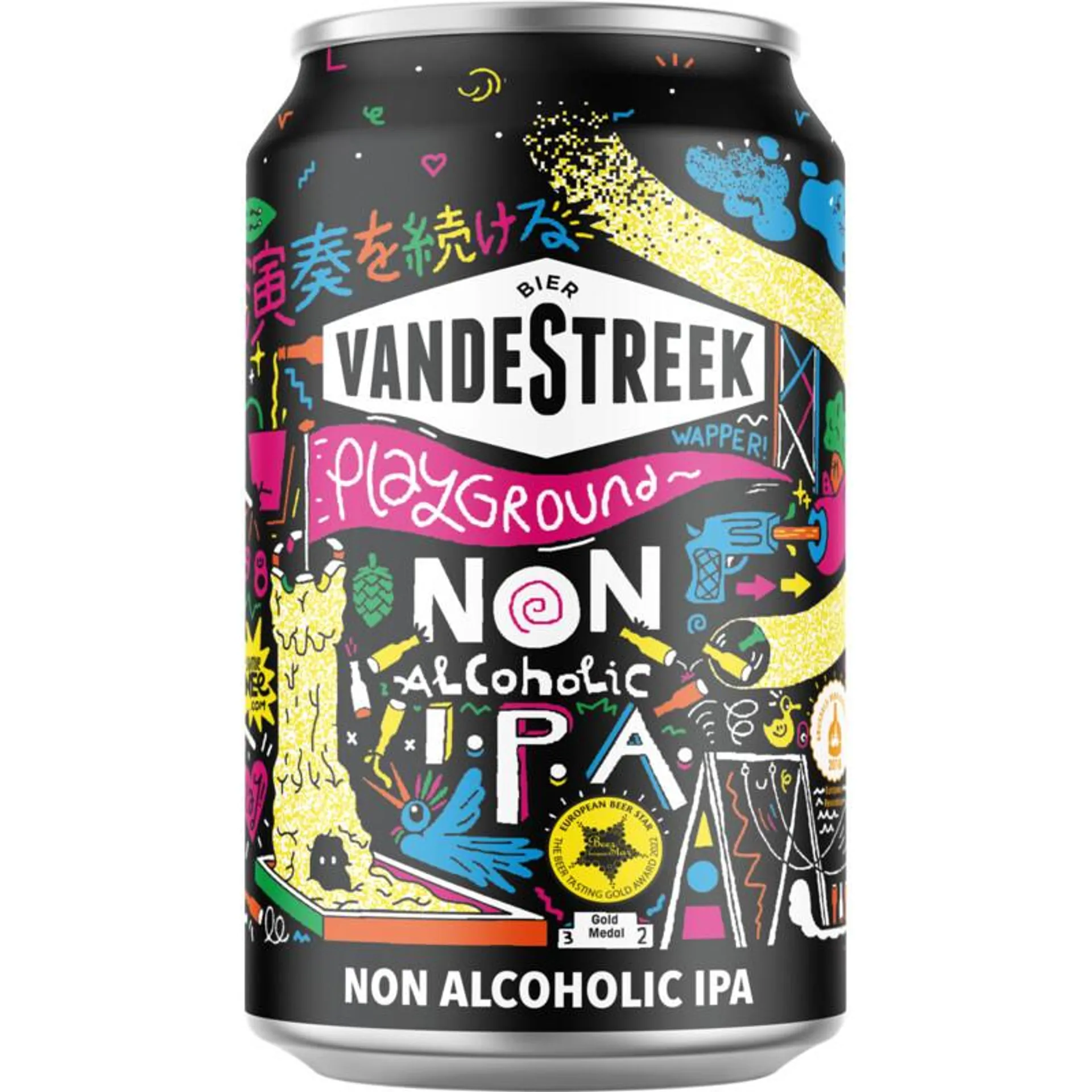 Vandestreek Playground non alcoholic IPA