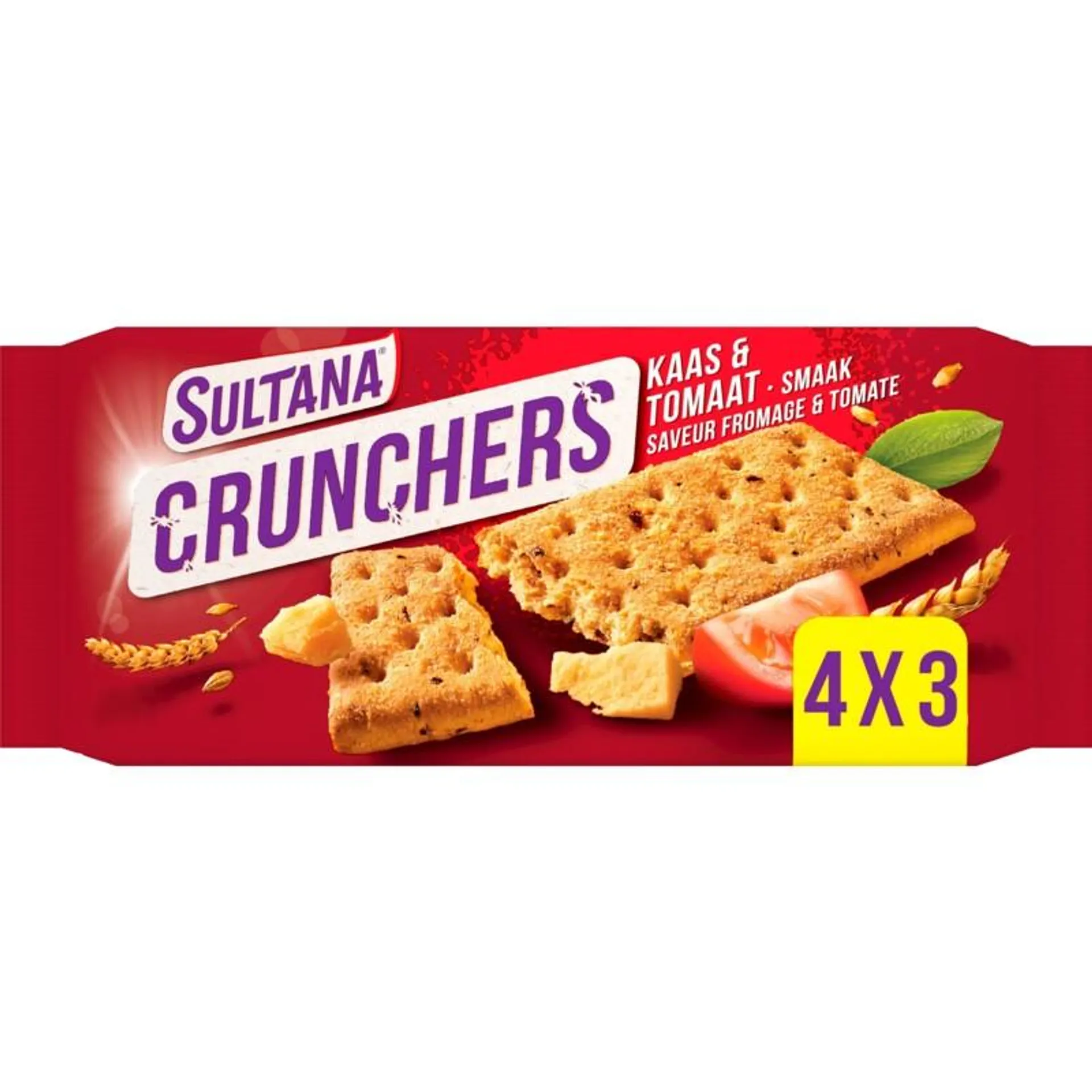 Sultana Crunchers kaas tomaat smaak