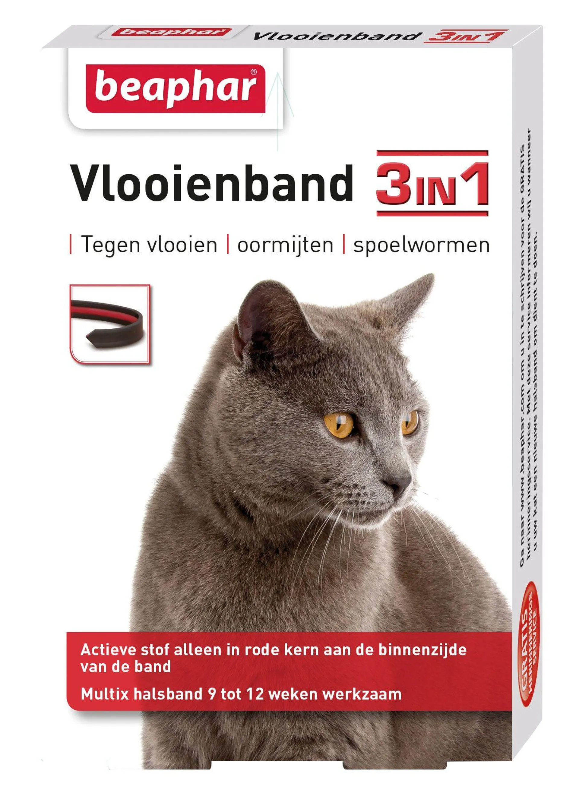 Beaphar vlooienband 3in1 kat